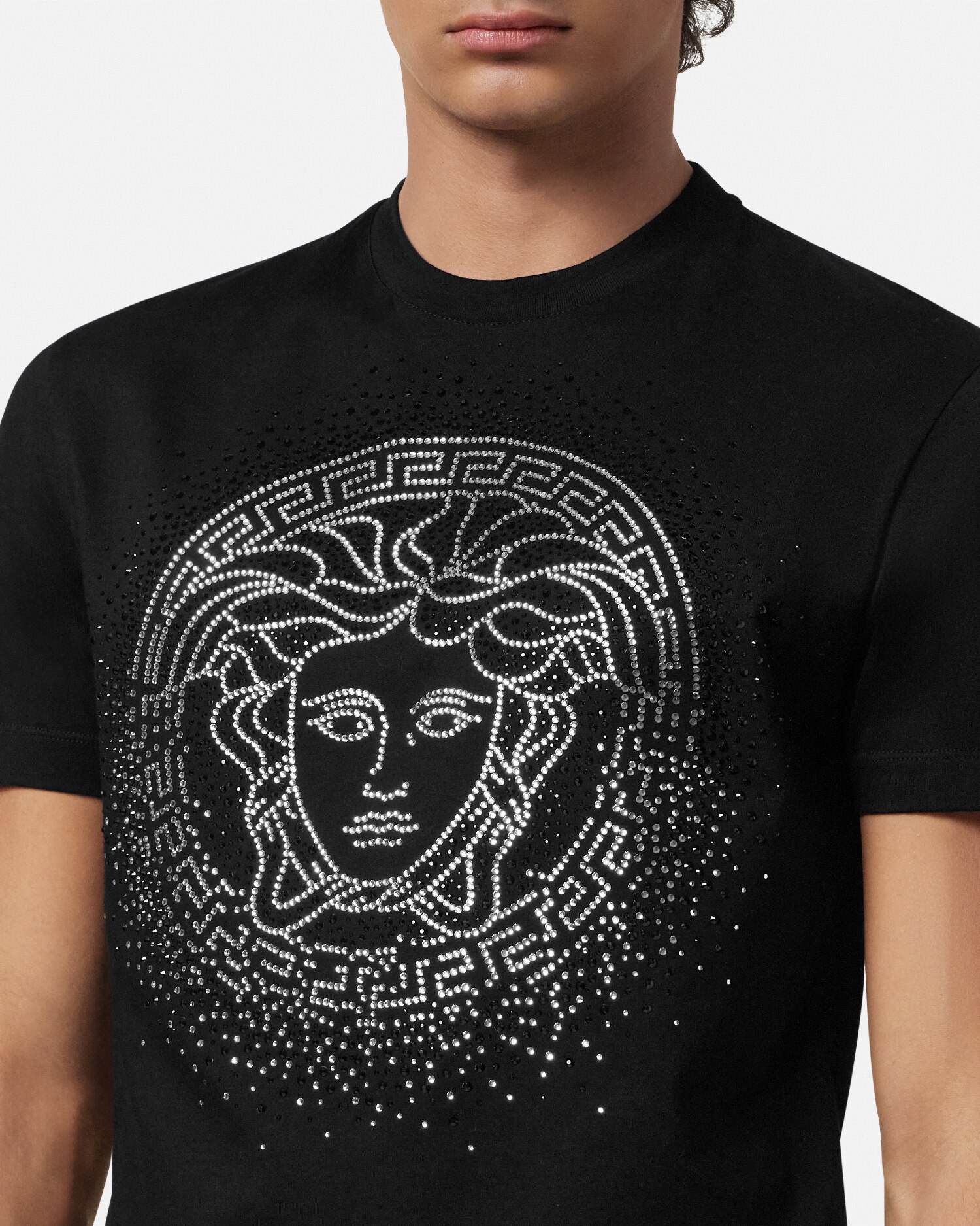 VERSACE☆クリスタル フェーディング メデューサ Tシャツ Tシャツ クリスタル フェーディング メドゥーサ | VERSACE JP