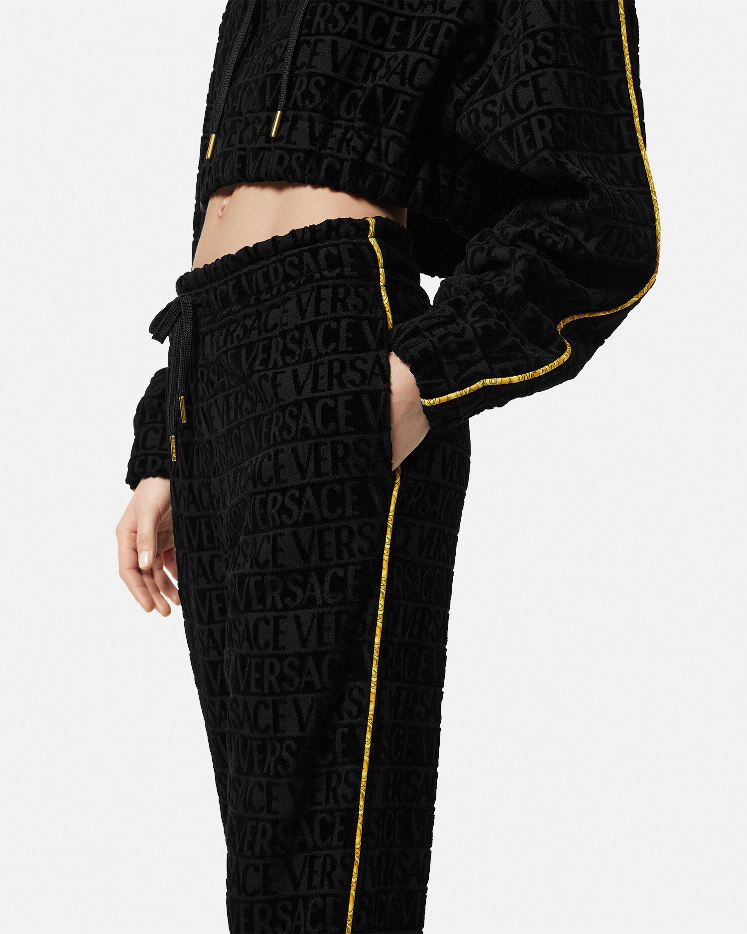 スウェットパンツ I ♡ バロック ブラック,プリント | VERSACE JP