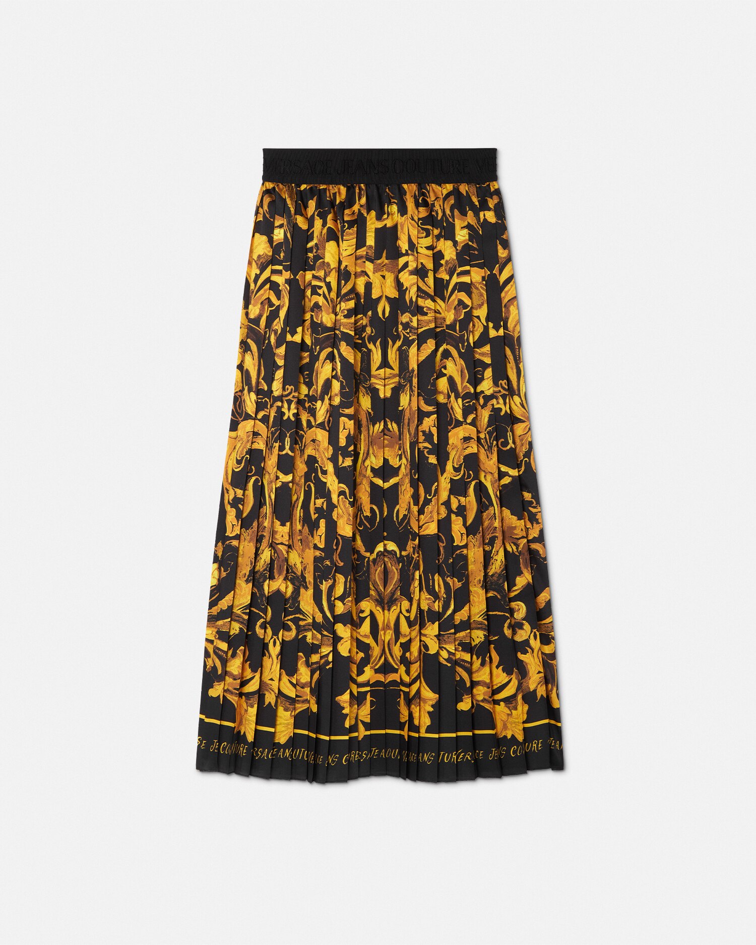 ベルサーチ　ジーンズクチュール　プリーツスカート　15号 Versace Jeans Couture プリーツ スカート | ブラック | FARFETCH JP