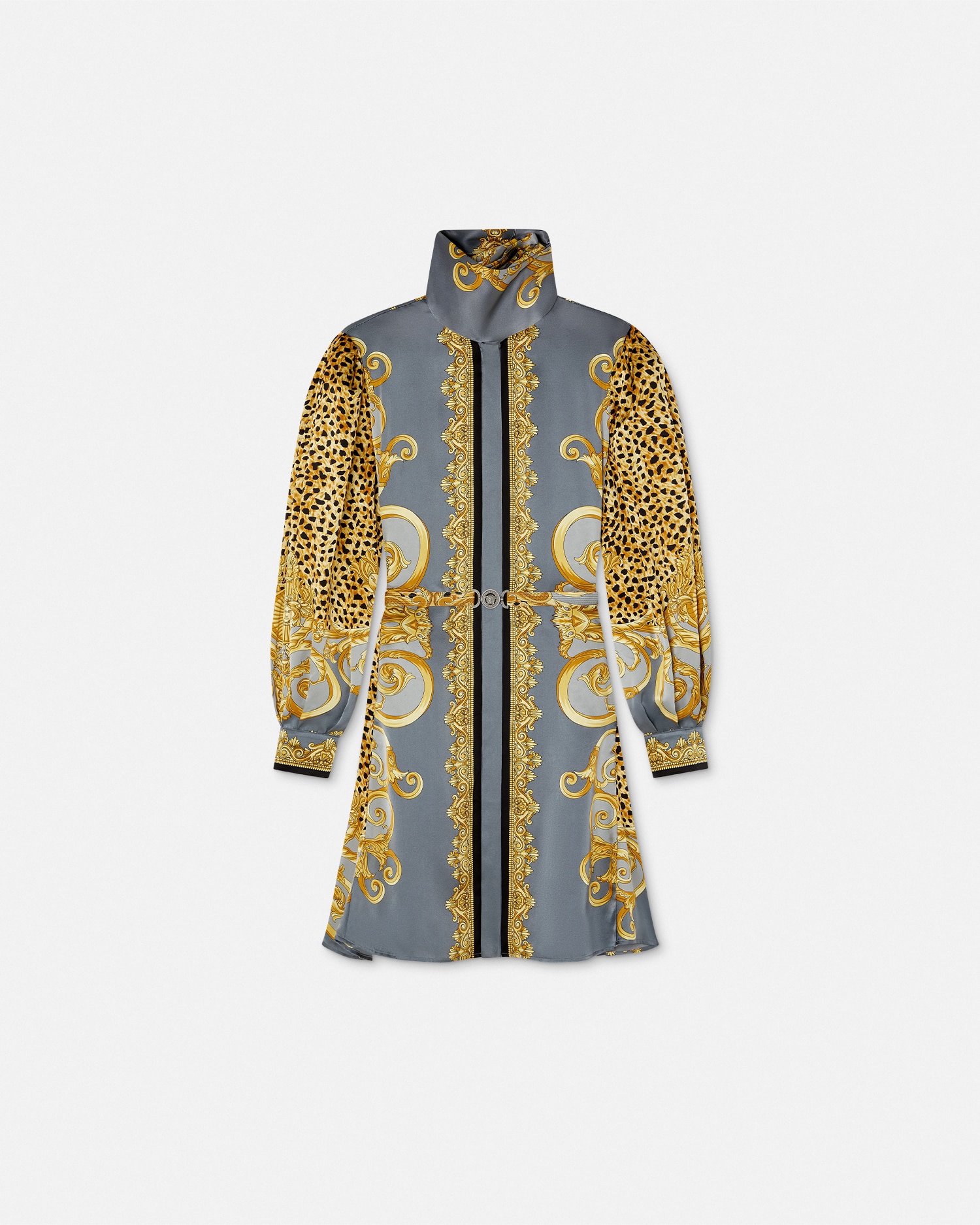 sh295 Versace イエローノースリーブミニワンピース　ヴェルサーチ ガールズデザイナーコレクション | ヴェルサーチェ 日本
