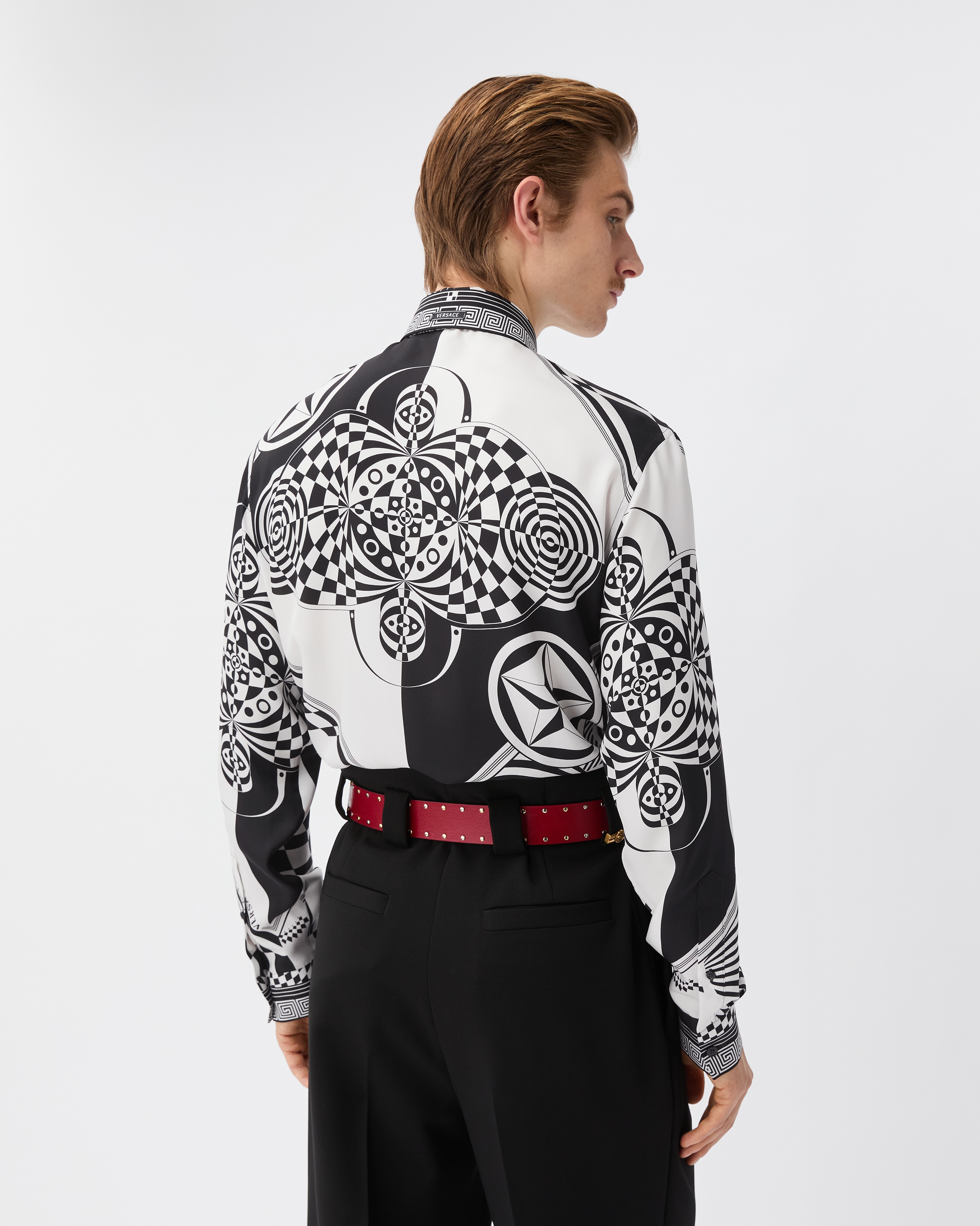 プリント シルク ツイル レギュラー シャツ | VERSACE JP