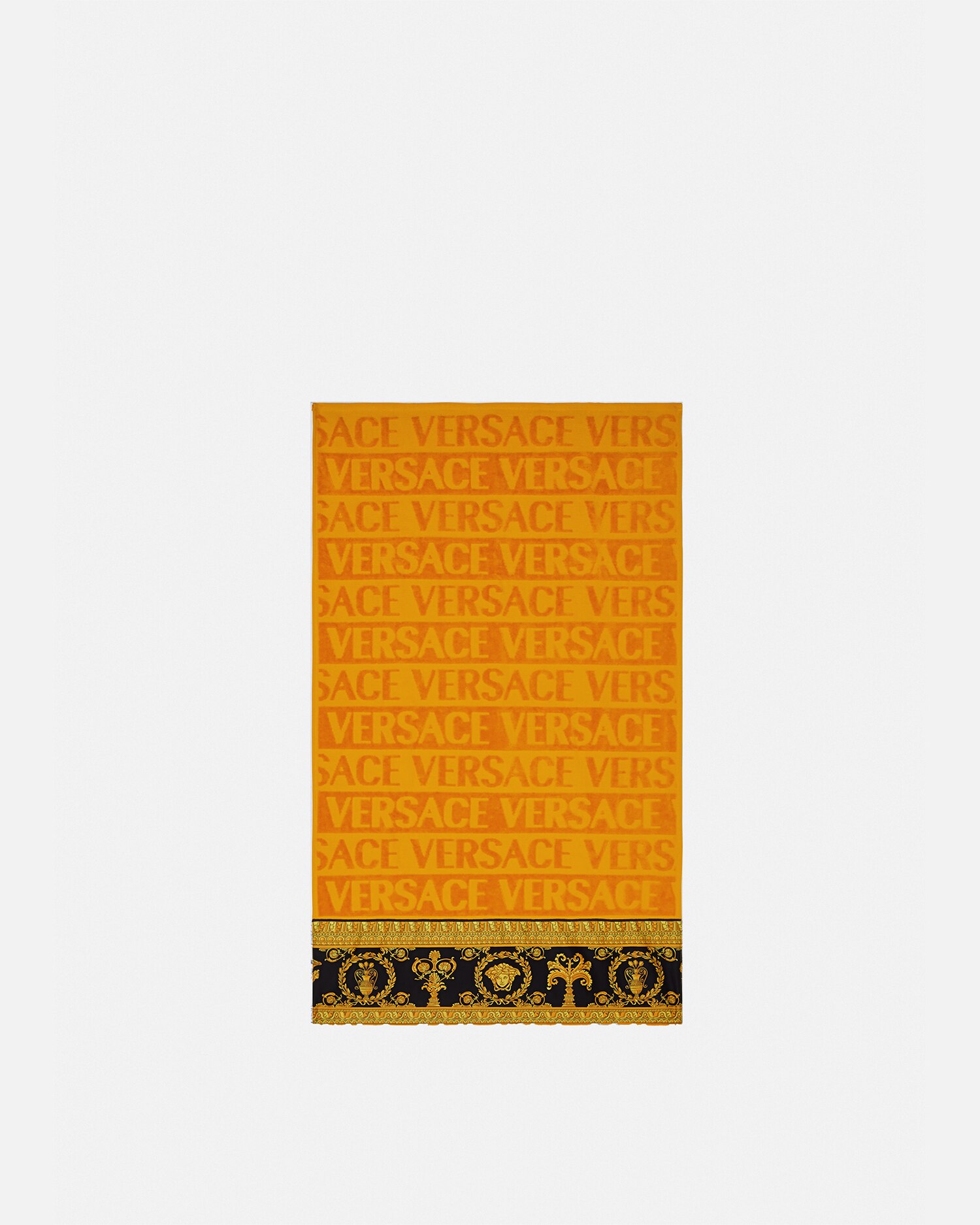 I ♡ バロック ハンド タオル ブラック | VERSACE JP