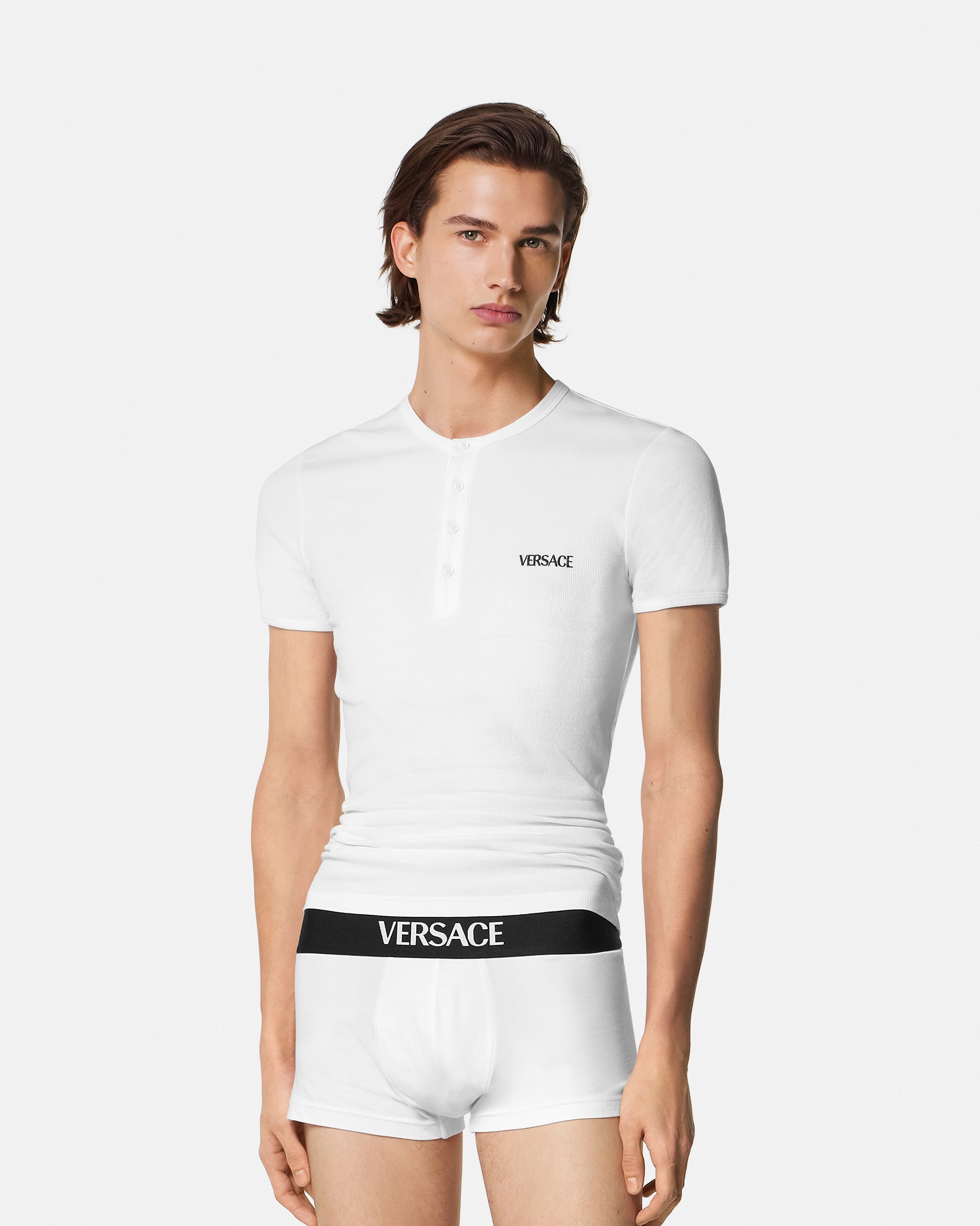 VERSUS　ヴェルサス　VERSACE　コーデュロイ　パンツ　メンズ ストレッチコットン 15-Waleコーデュロイ 5ポケットパンツ Slim