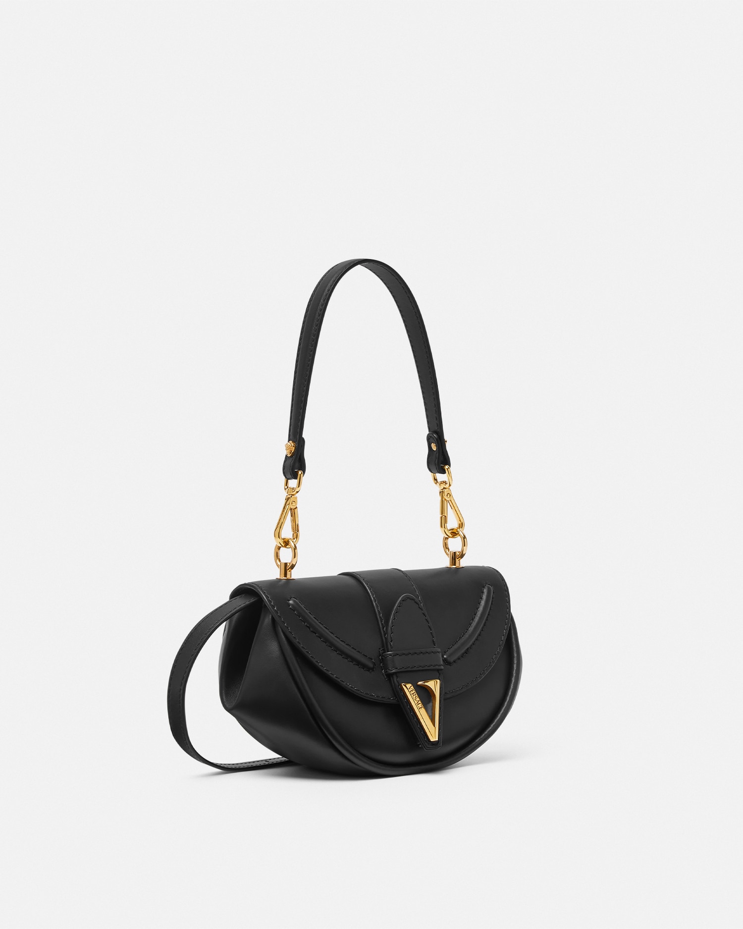 中古・古着通販】VERSACE (ヴェルサーチ) ハンドバッグ ブラック