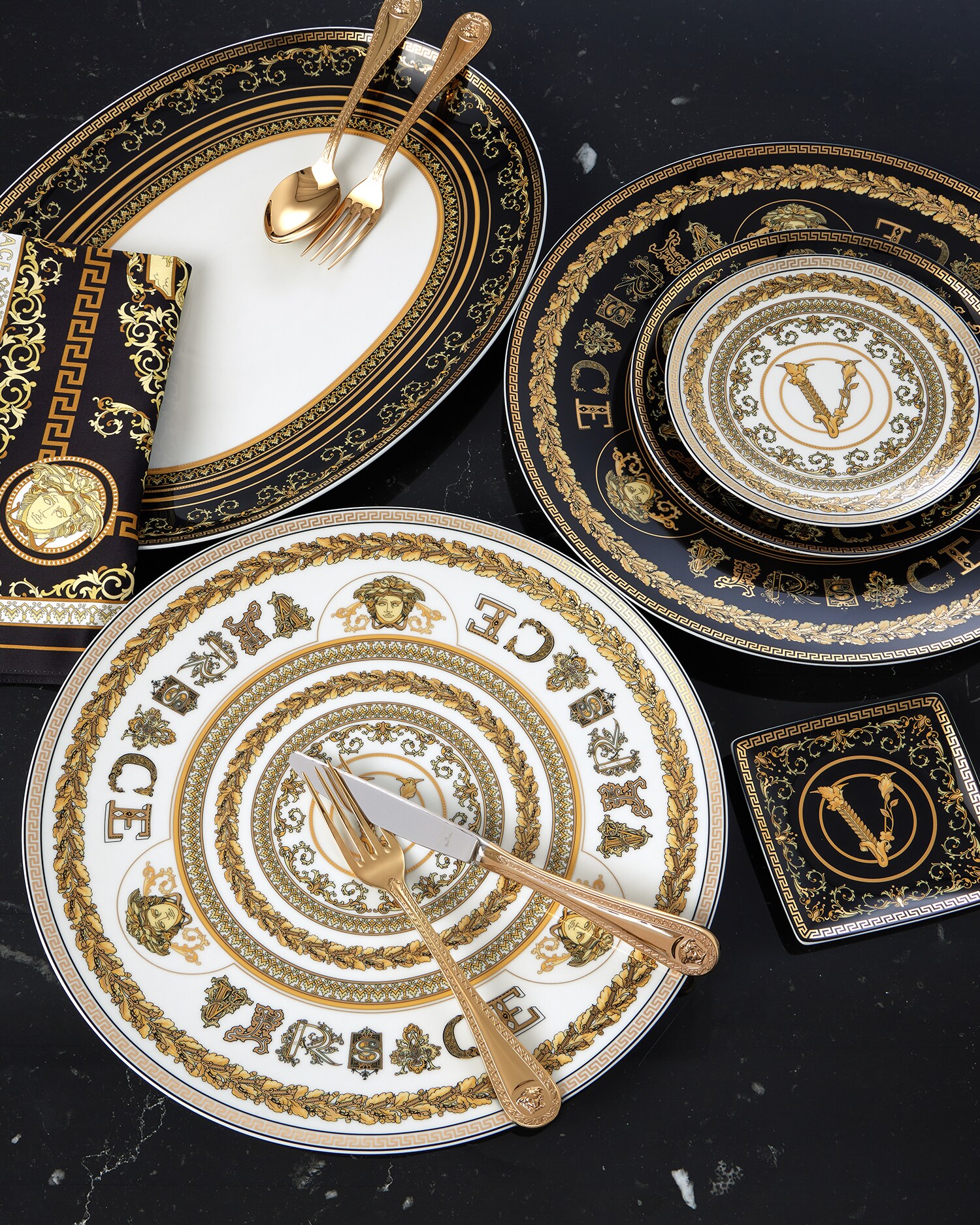 ベルサーチ　大皿 ヴィルトゥス ガーラ磁器食器 | ヴェルサーチェ 日本