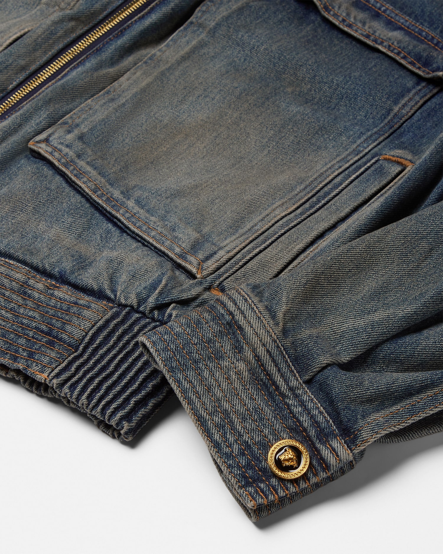 日本製 デニム ブルゾン ジャケット | VERSACE JP