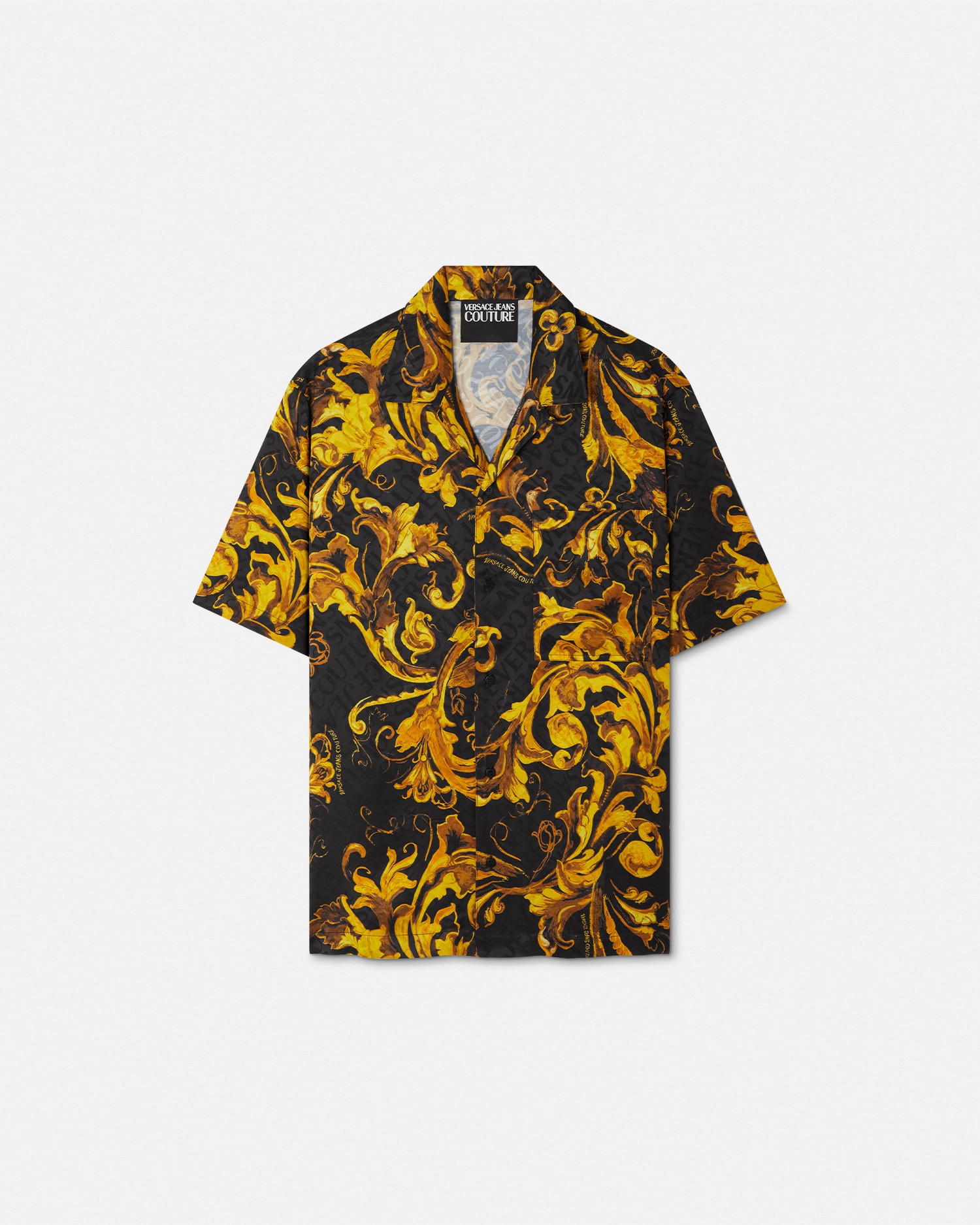 【Versace Jeans】Couture Big Split Foil スウェット シャツ ♪ Versace Jeans Couture / ヴェルサーチ ジーンズ クチュール