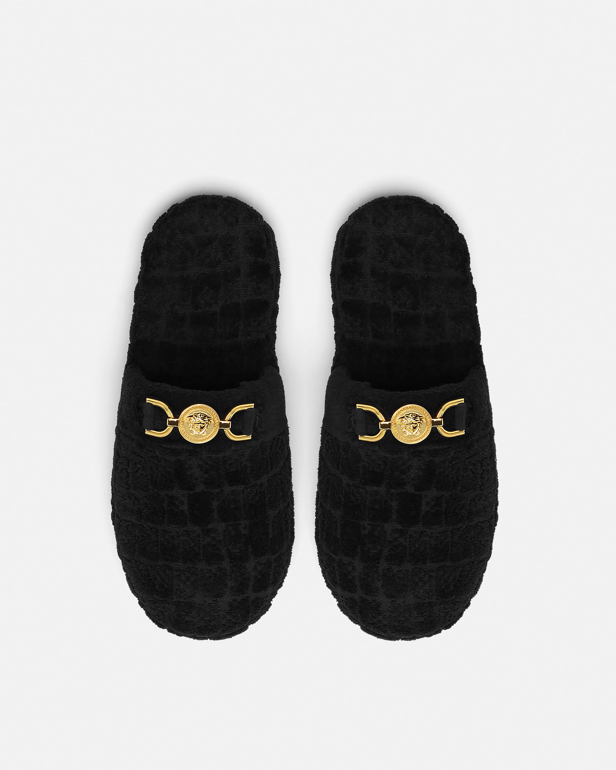アイコン スリッパ ブラック | VERSACE JP