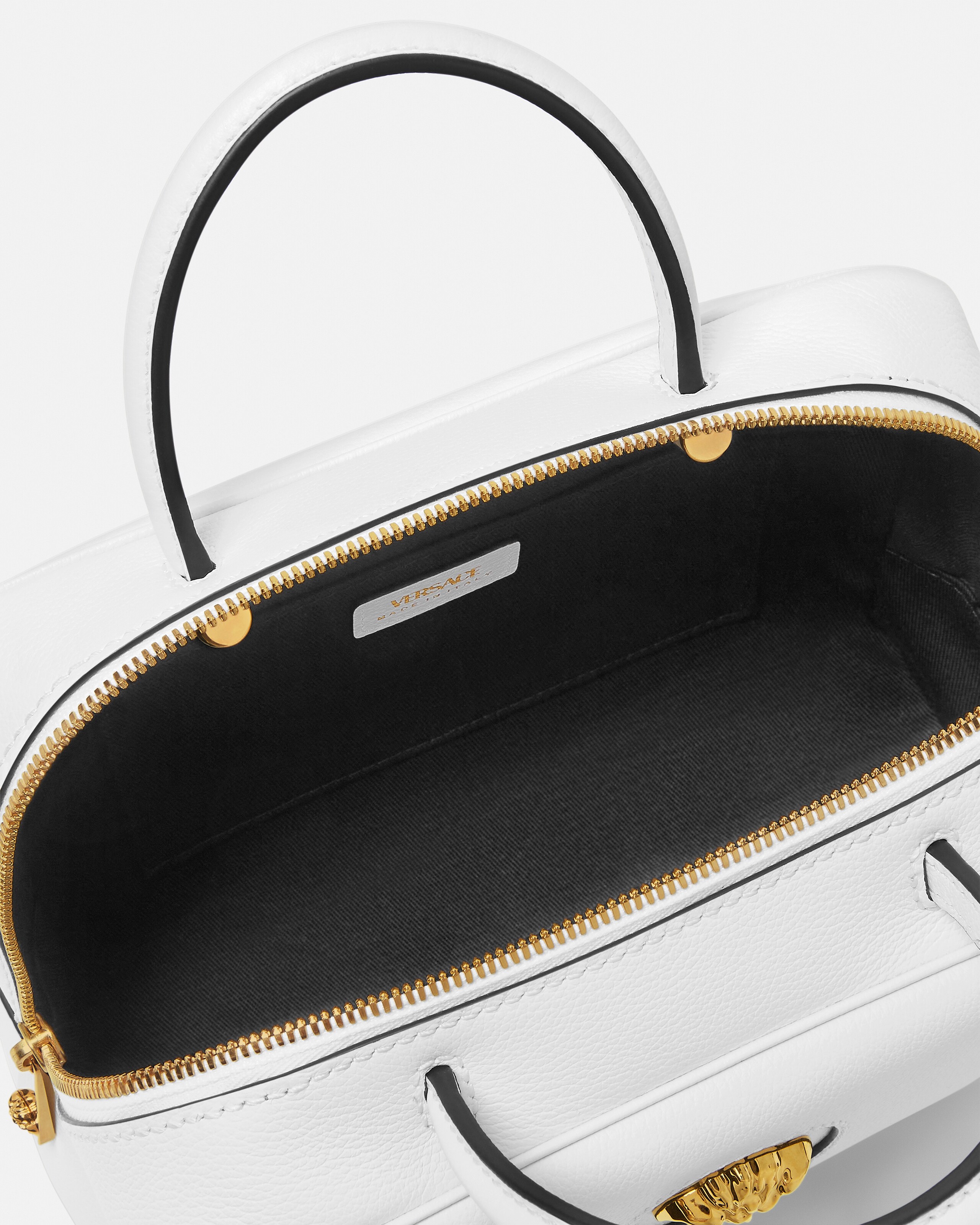 ⚠️sanzoku⚠️GIANNI VERSACE メデューサ ボストンバッグ ラ メドゥーサ レザー ボストン バッグ ブラック,ゴールド | VERSACE JP