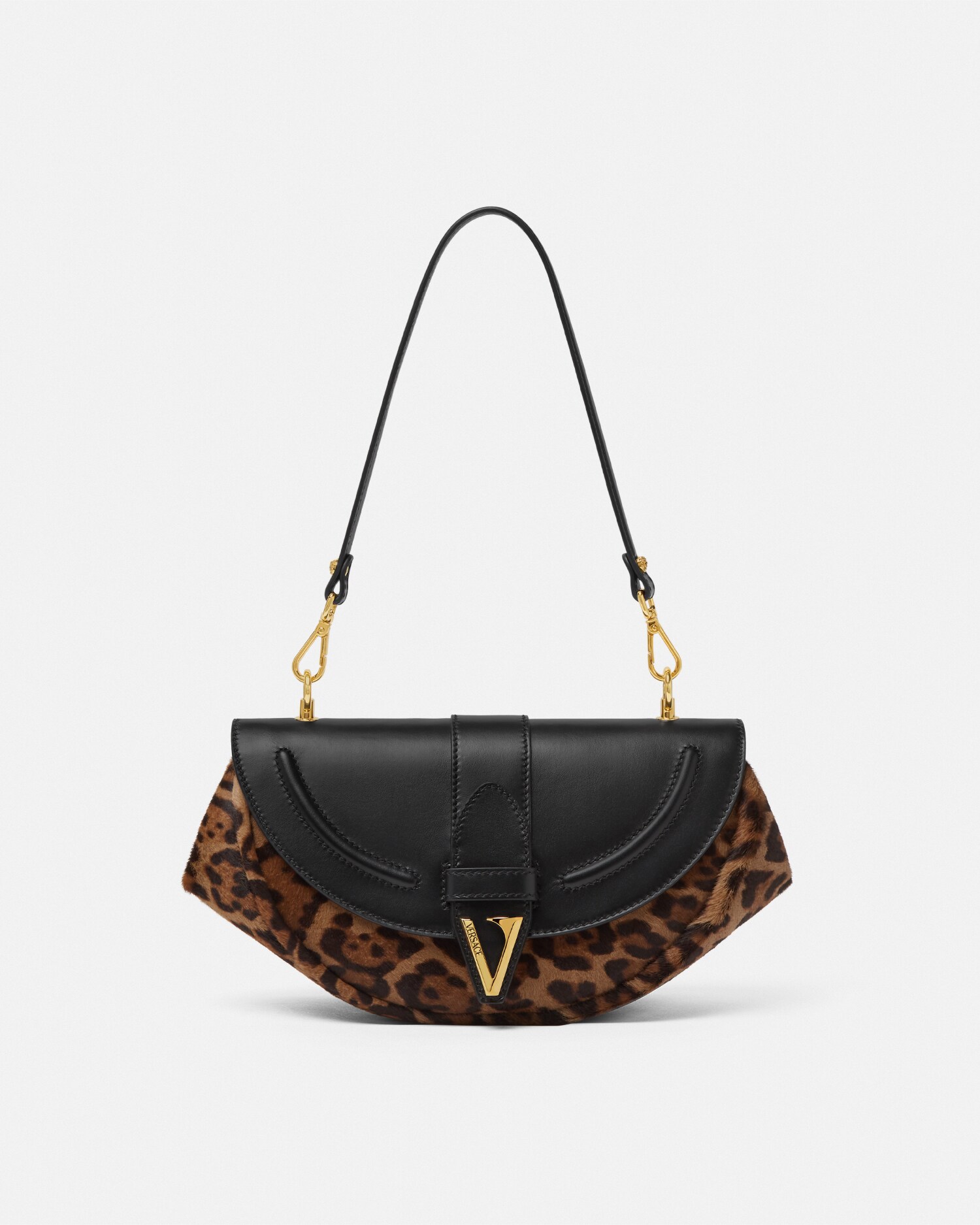♡美品♡Versace ブラック ショルダーバッグ 90_1014315-