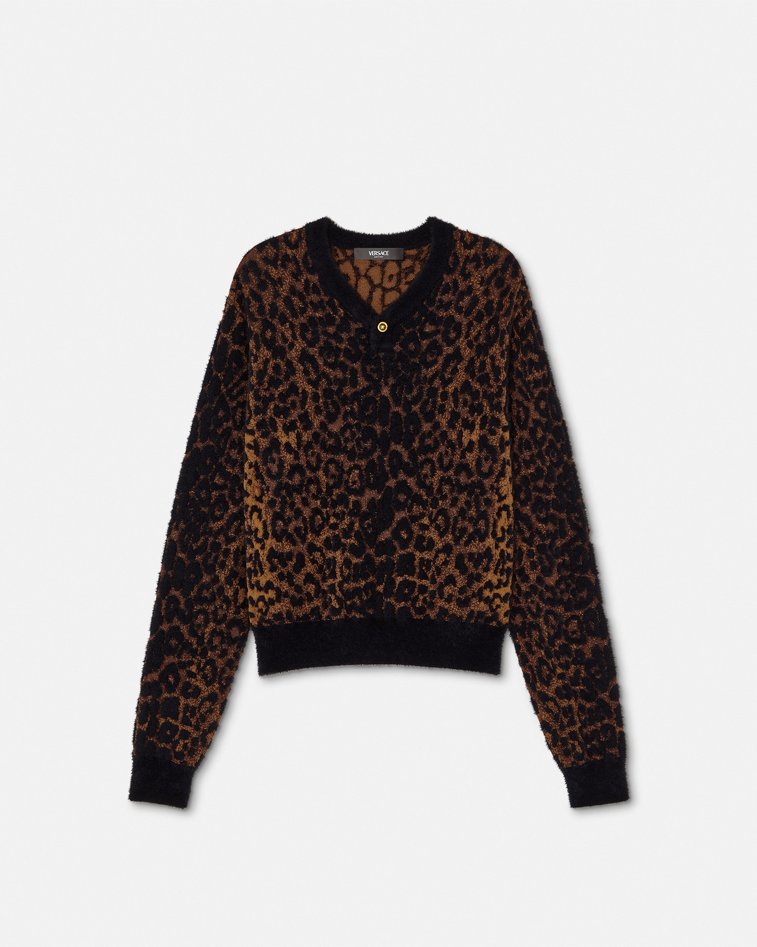 ヴィンテージ　ヴェルサーチ　ニットセーター　ホワイト　メデューサ　versace ビンテージVERSACE メデューサニット 長袖セーター／マルジェラ