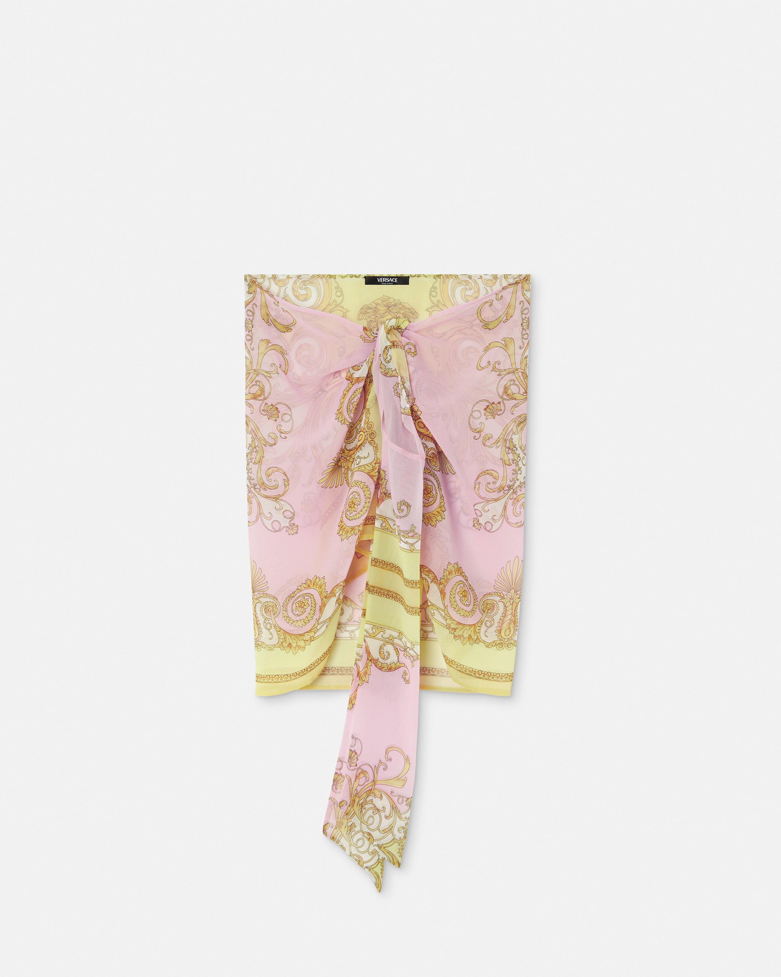 VERSACE ビーチウェア　グレカ柄 マルチカラー カフタン　ワンピース VERSACE ビーチウェア グレカ柄 マルチカラー カフタン ワンピース