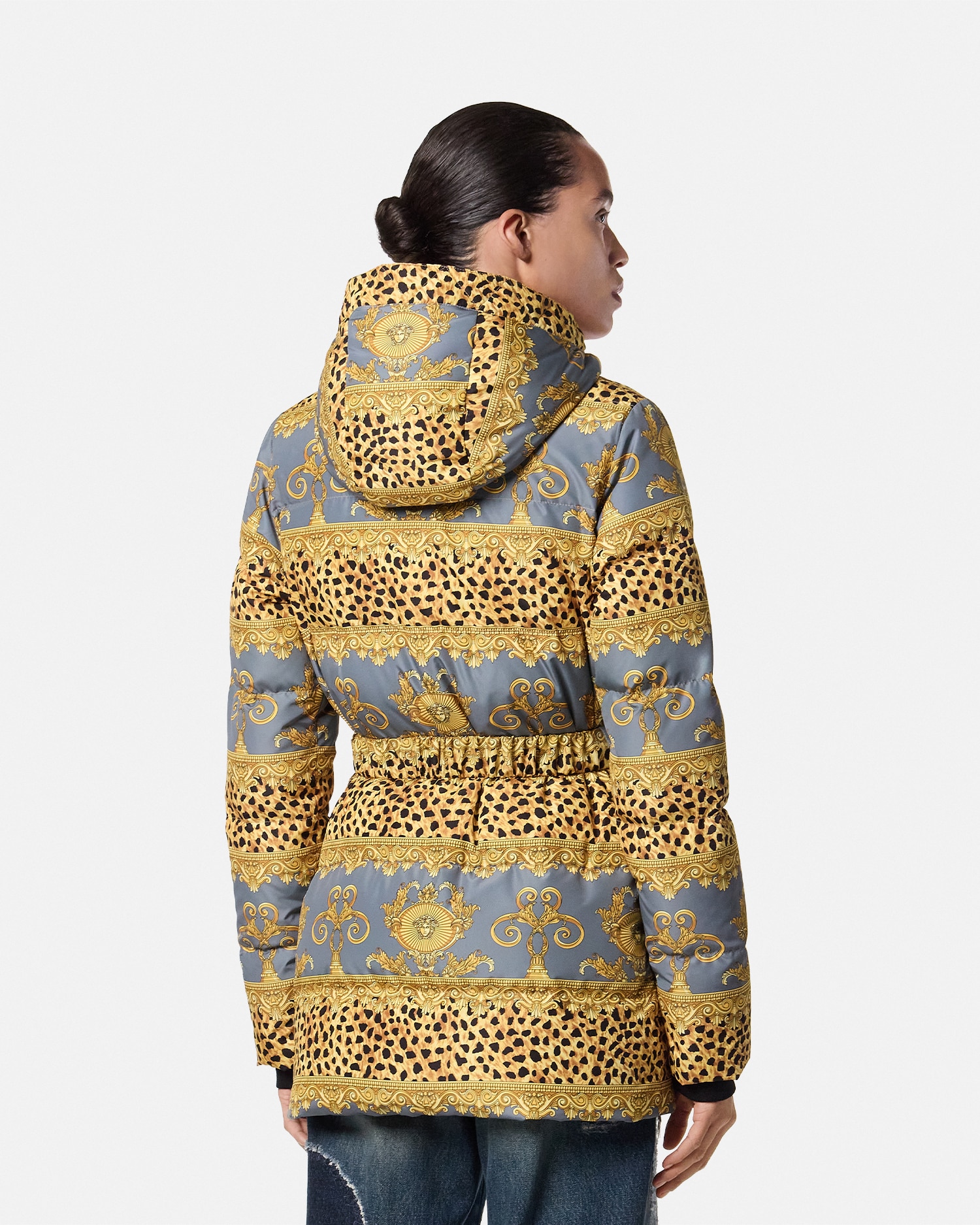 【希少】VERSACE ツイード テーラードジャケット 40 オレンジ 希少】VERSACE ツイード テーラードジャケット 40 オレンジ