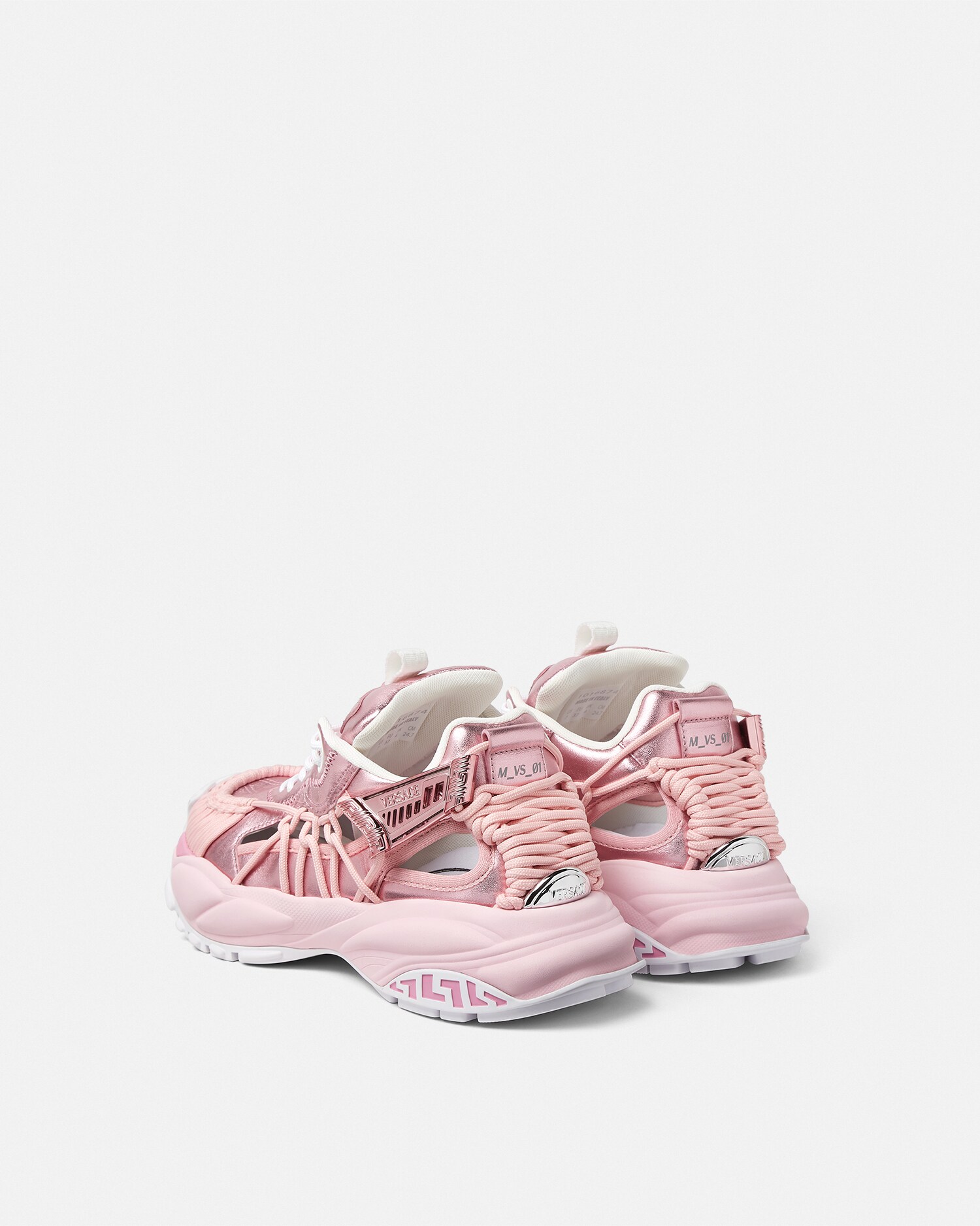 ヴェルサーチェ マーキュリー M_VS_01 メタリック スニーカー