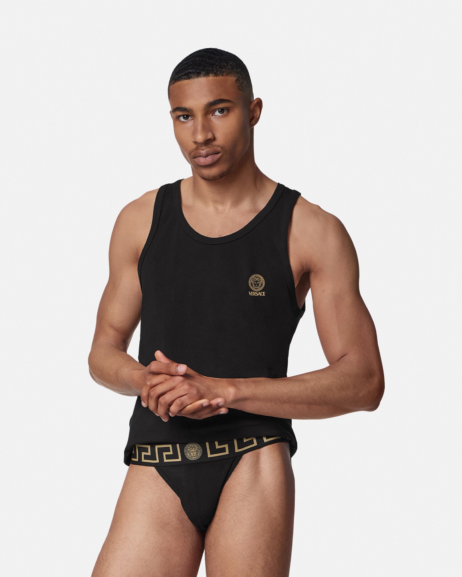 グレカ ボーダー ジョックストラップ | VERSACE JP