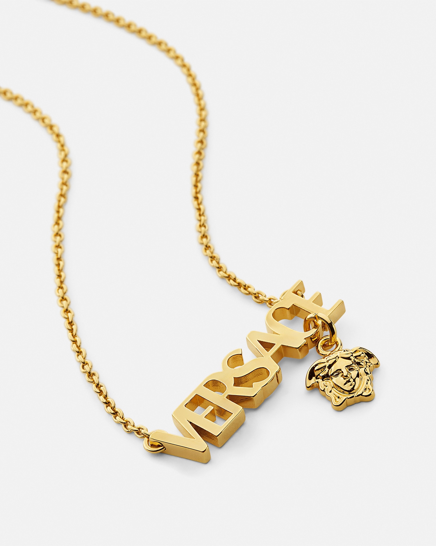 VERSACE/ヴェルサーチェ】バロッコ リーフ チェーンネックレス