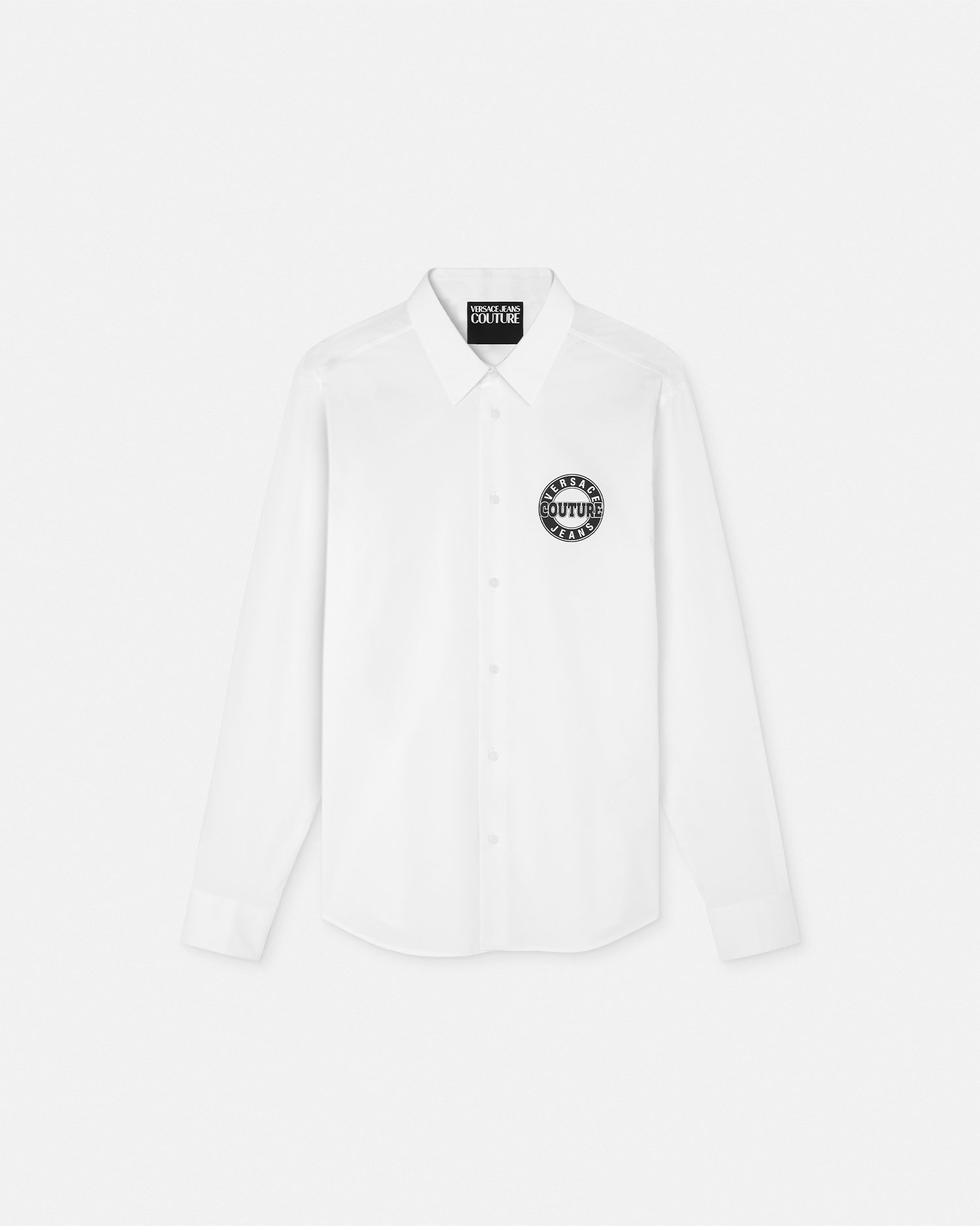 ヴェルサーチェ ジーンズ メデューサ ポロシャツ size M ホワイト 正規品 メンズ シャツ ジーンズクチュール