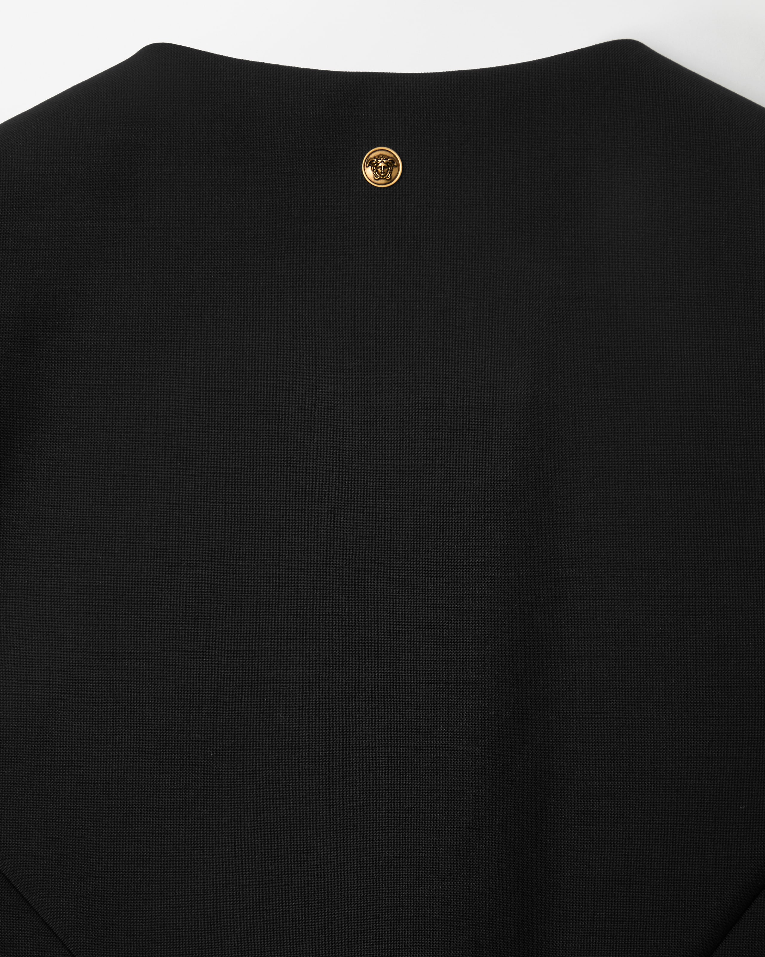 ウールモヘア ベスト ブラック | VERSACE JP