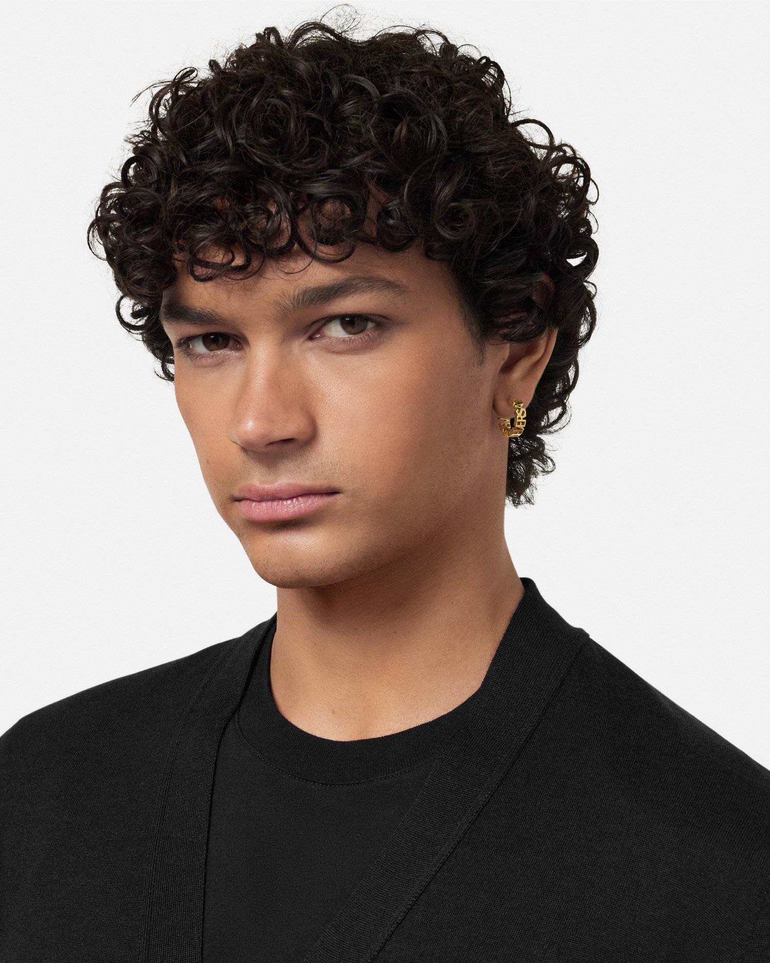 関税込＆NewSeason【Versace】ロゴレタリング イヤリング 90_1019656-