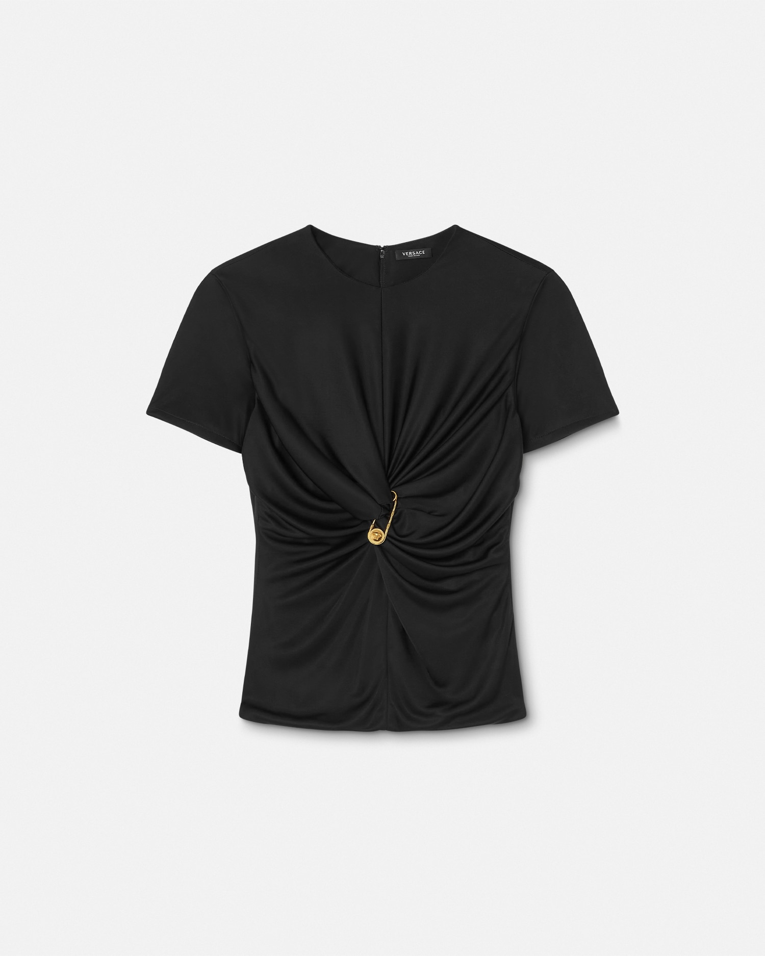 VERSACE★ギャザー トップ セーフティー ピン ギャザー トップ セーフティー ピン | VERSACE JP