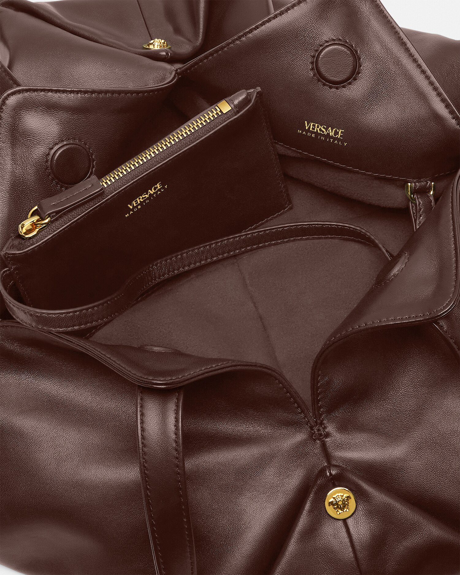 ショルダーバッグ プロテア ブラック,ゴールド | VERSACE JP