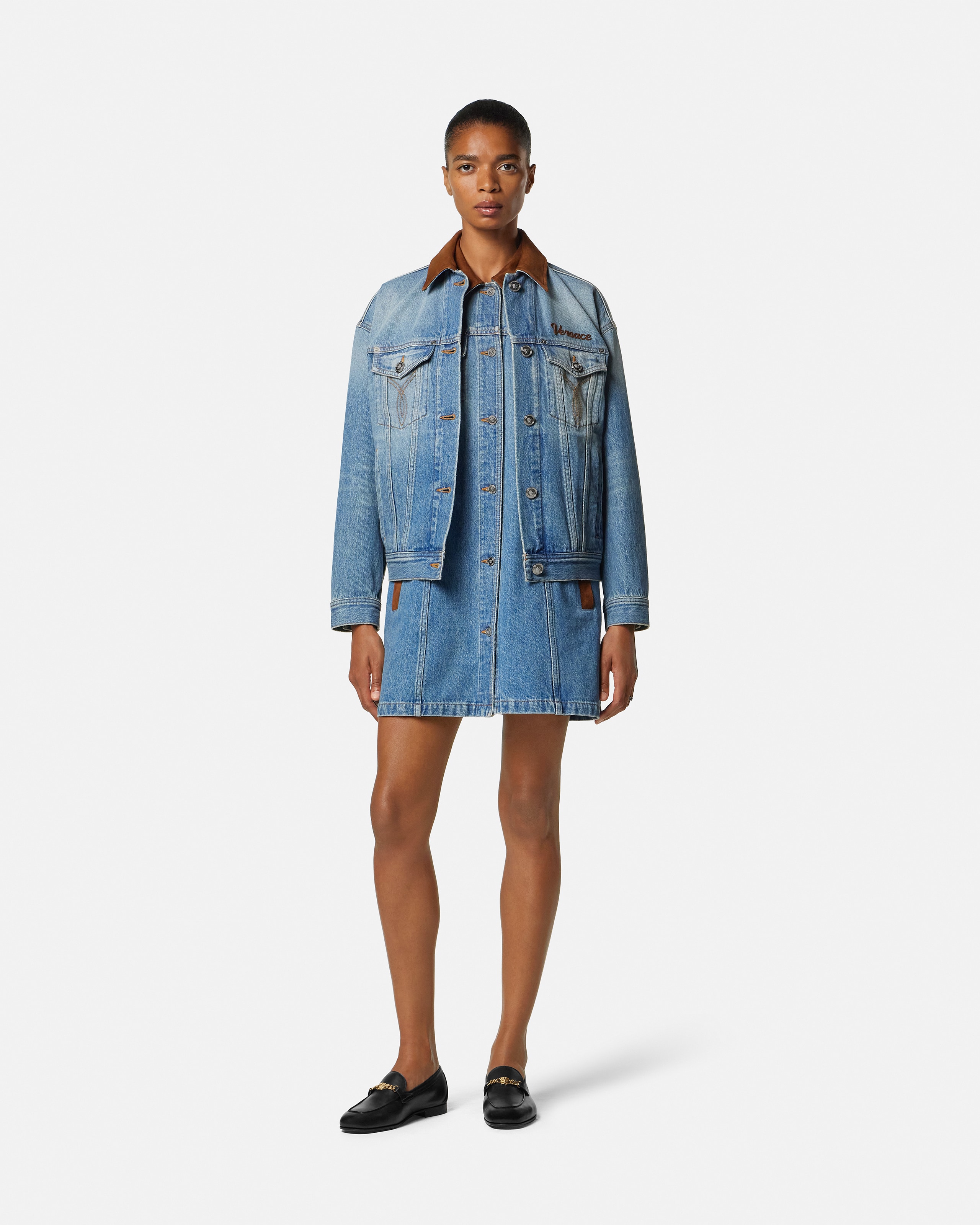 レディース デザイナー デニム ジャケット｜公式サイト | ヴェルサーチ