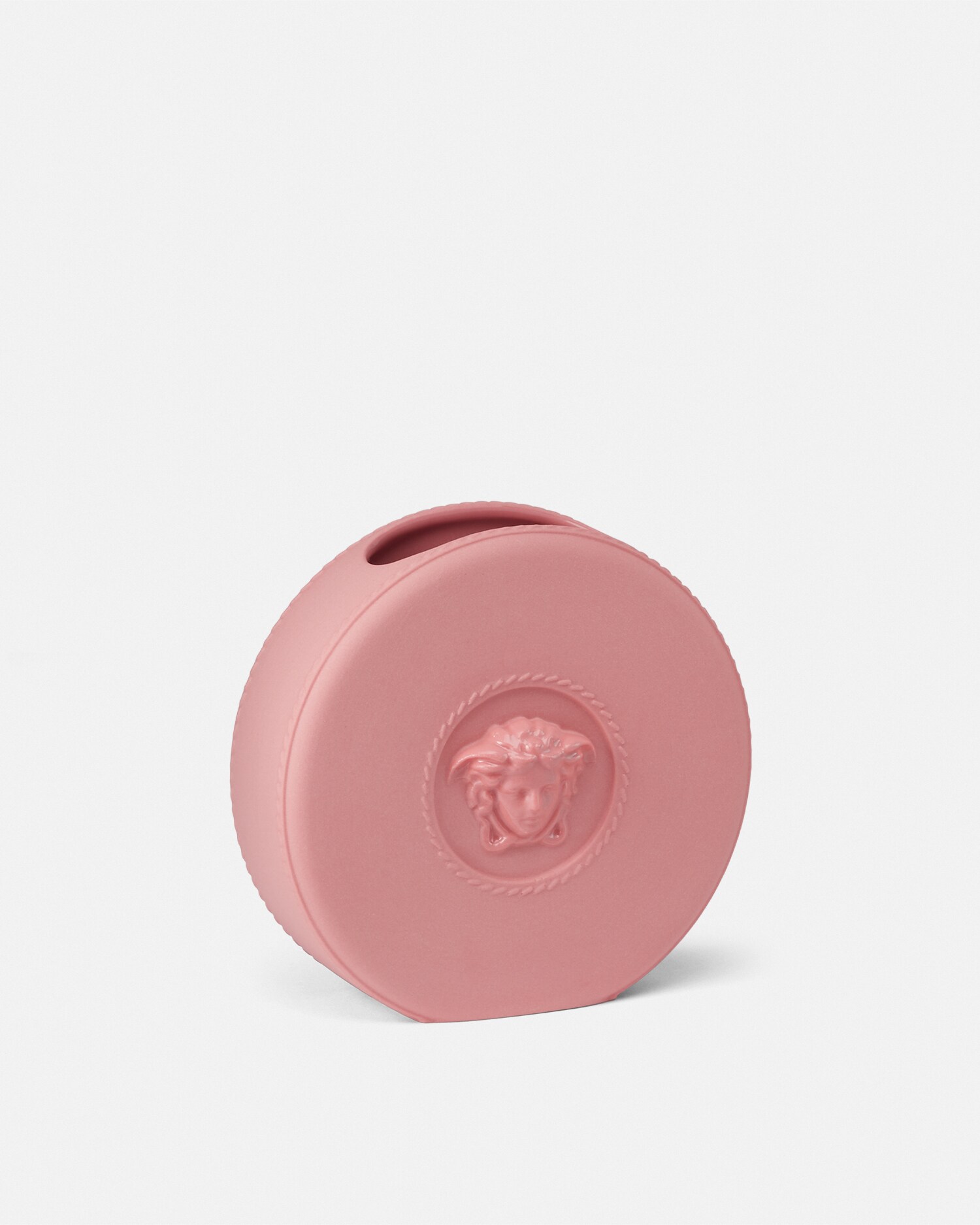 ラ・メドゥーサ ラウンド 花瓶 10 cm ピンク | VERSACE JP