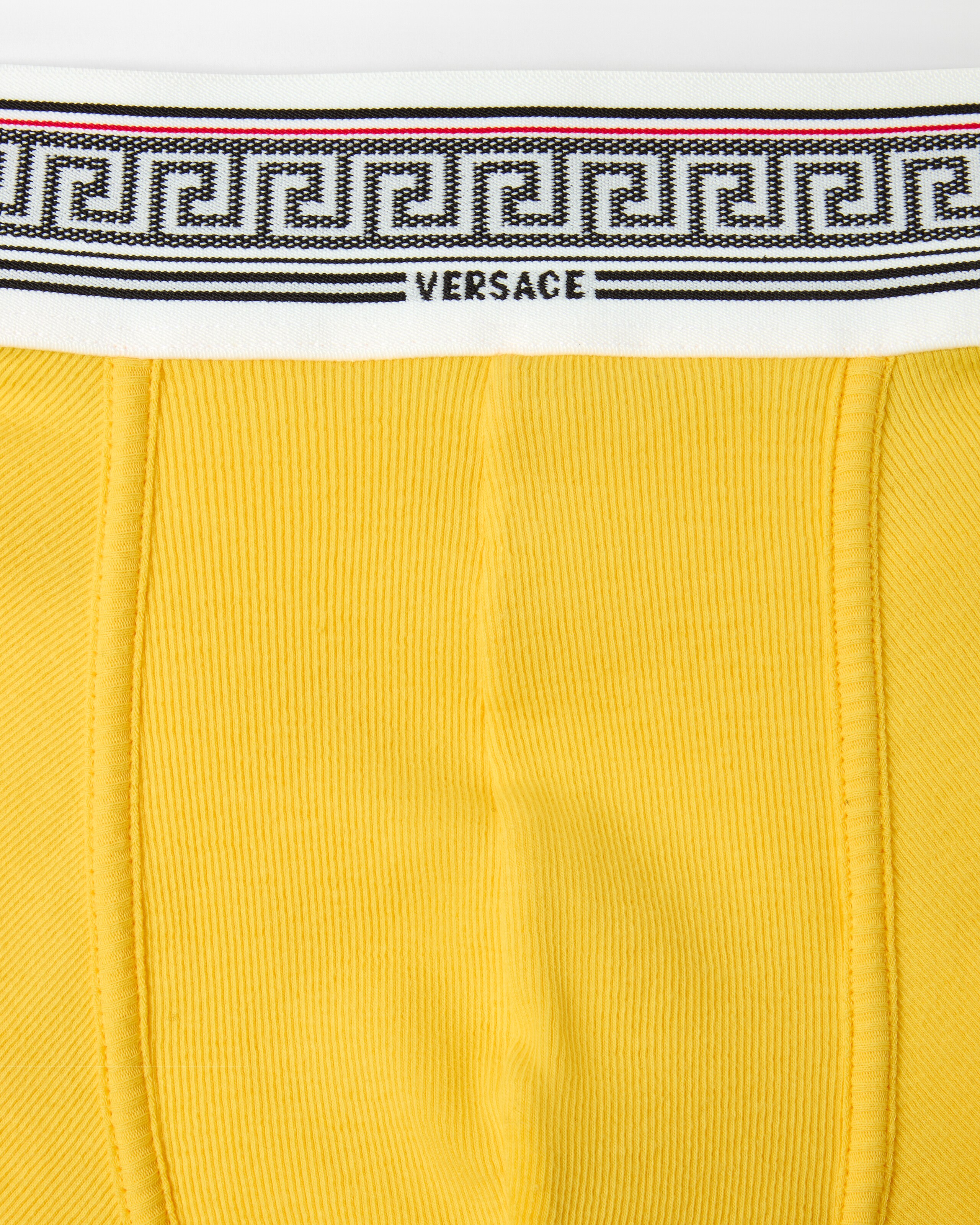 リブニット コットンジャージー トランクス イエロー | VERSACE JP