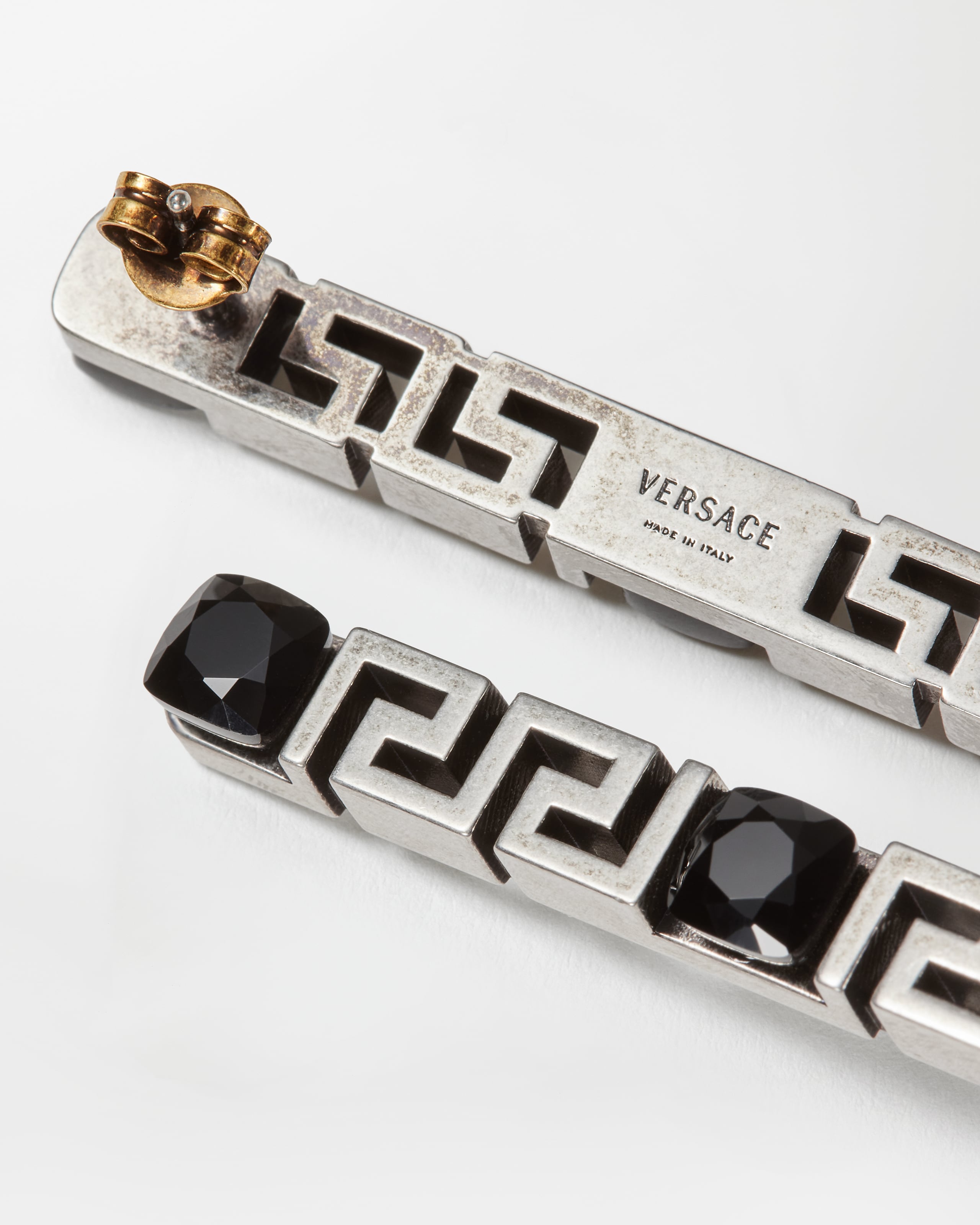 グレカ イヤリング シルバー | VERSACE JP