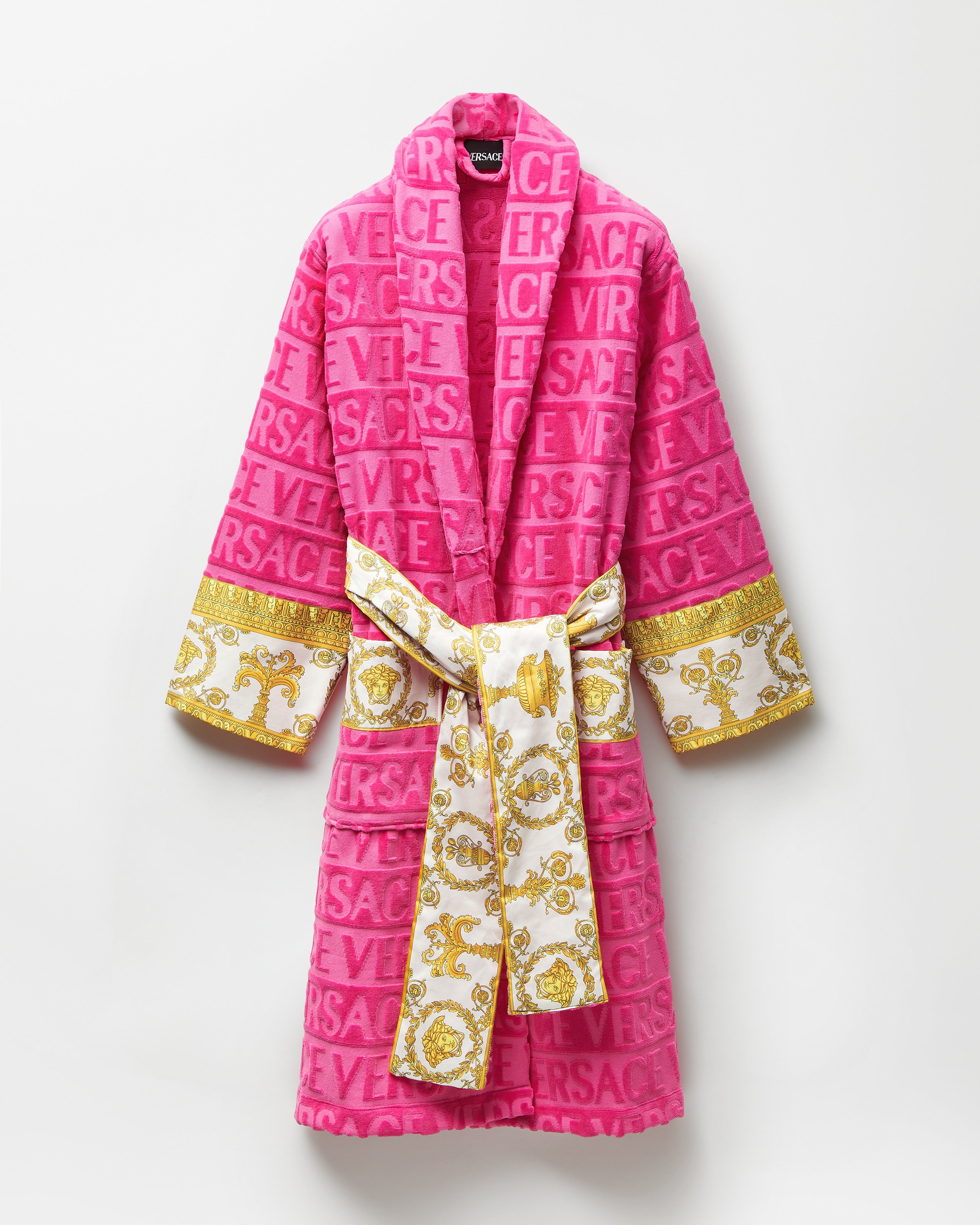 I ♡ バロック バスローブ ホワイト | VERSACE JP