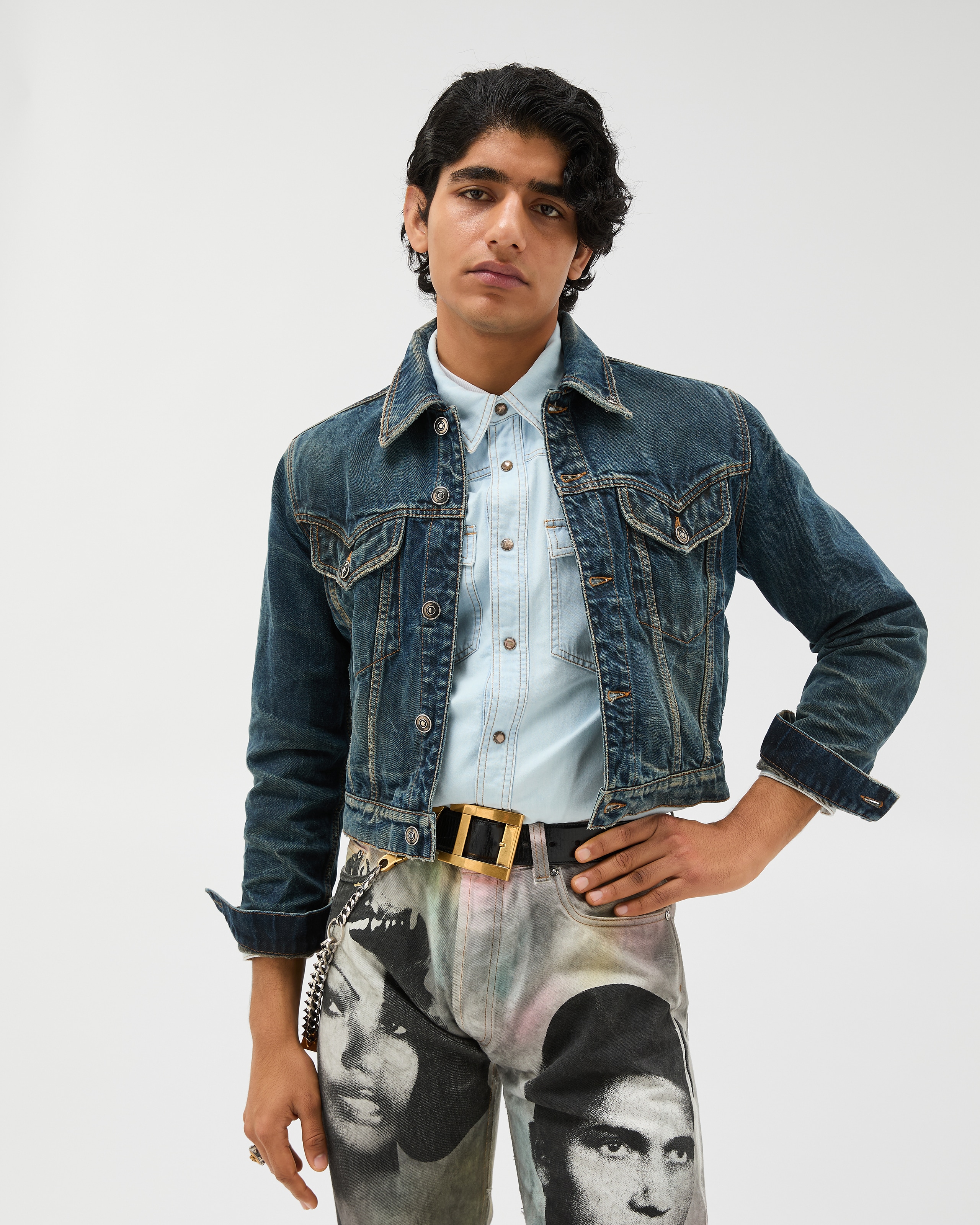 メンズ デザイナー デニムジャケット | ヴェルサーチェ 日本