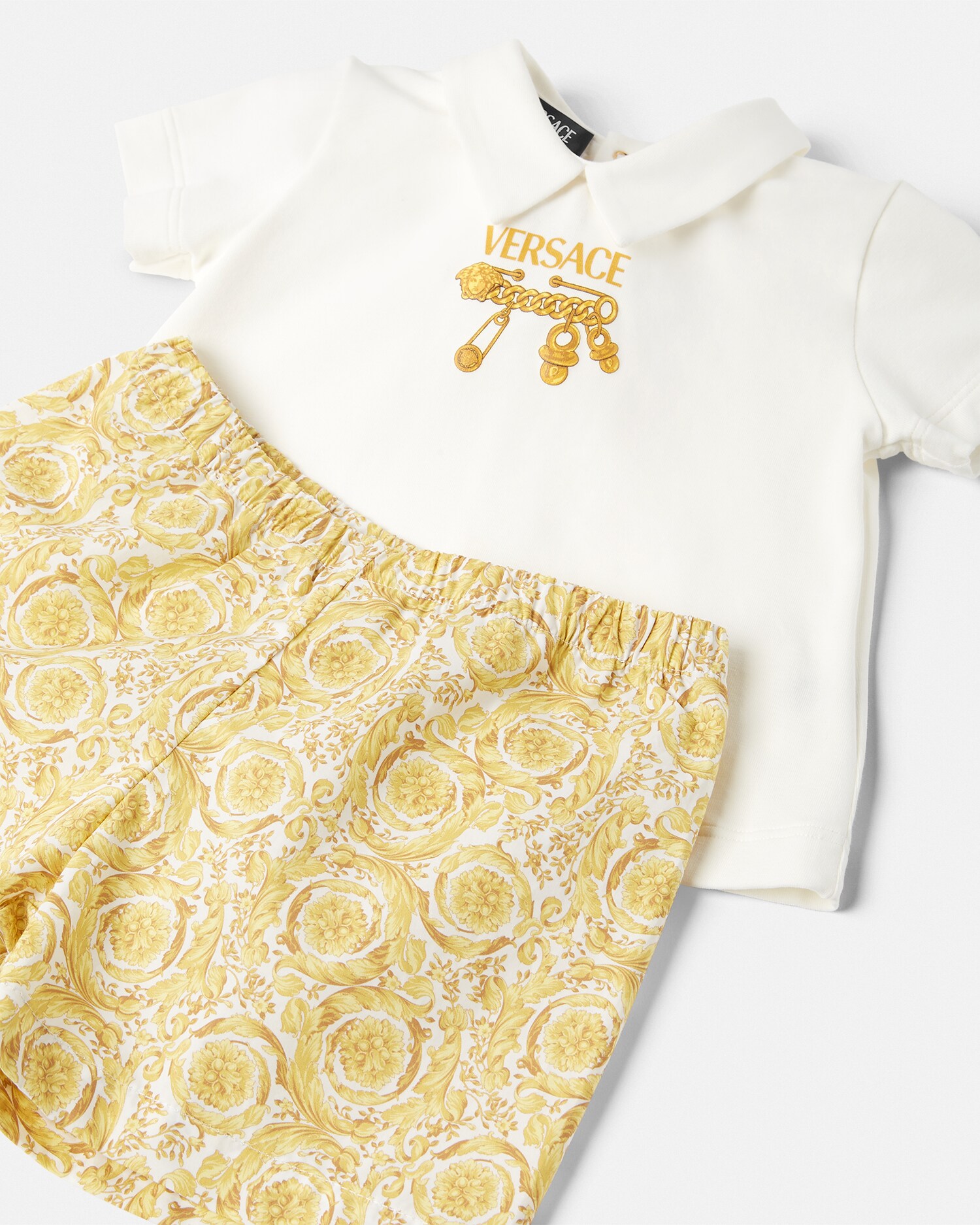 ベビー プリント コットン Tシャツ ドレス | VERSACE JP