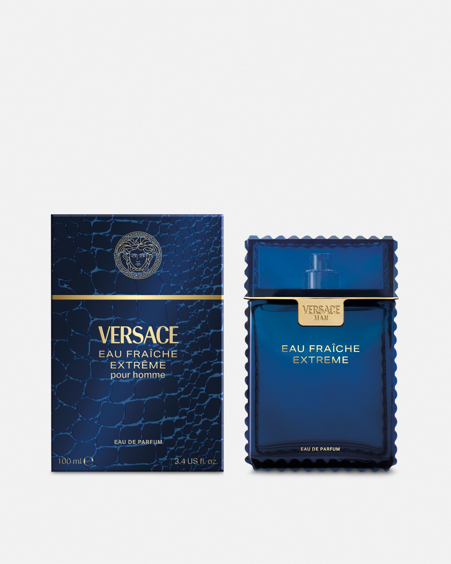【新品未使用】VERSACE MAN EAU FRAICE 香水 シャワージェル Eau Fraîche EDT 200 ml Blue | VERSACE US