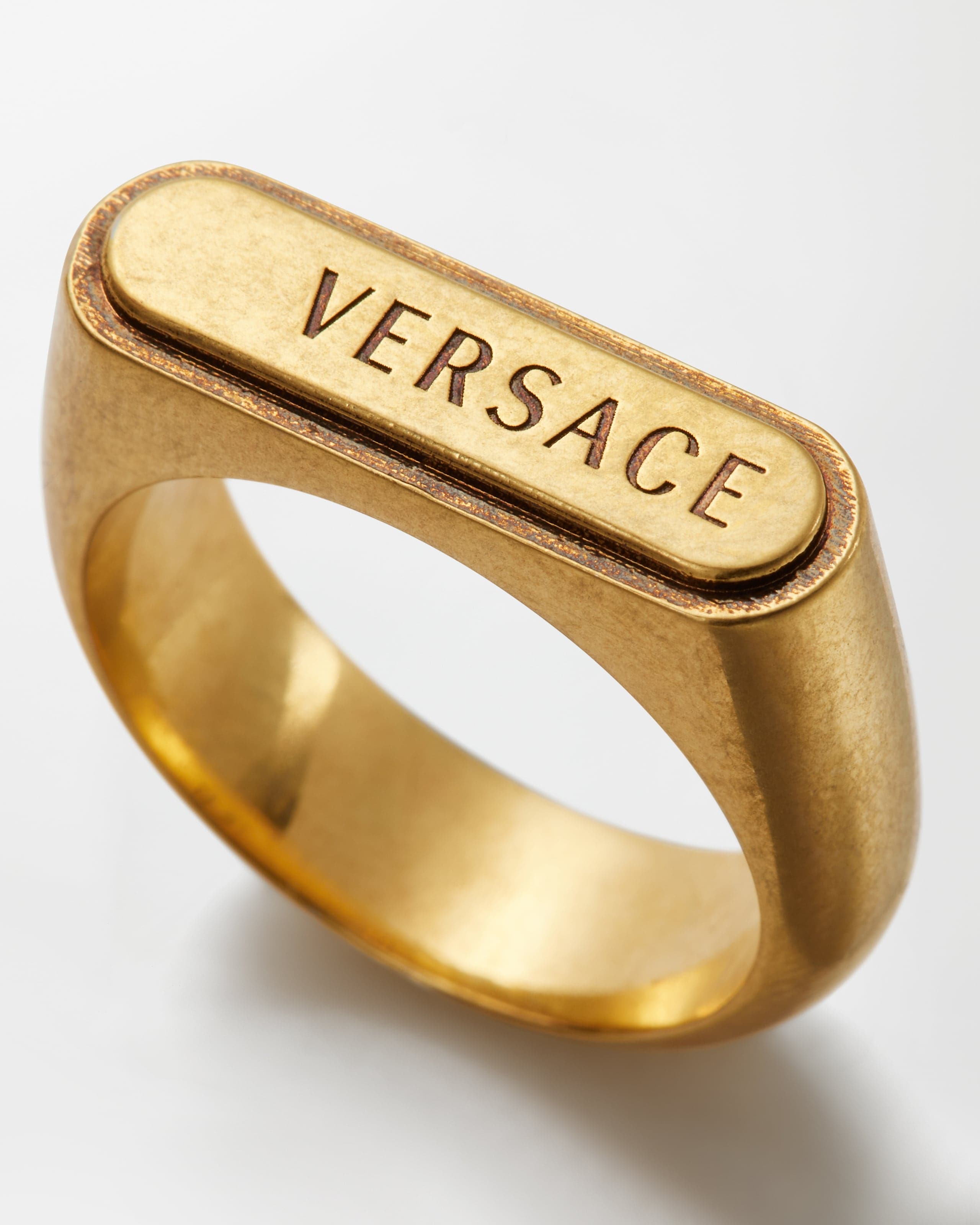 ロゴ タグ リング ゴールド | VERSACE JP