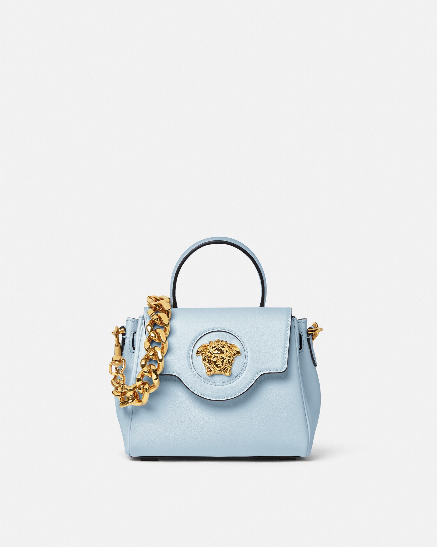 ラ メドゥーサ スモール ハンドバッグ ブラック | VERSACE JP