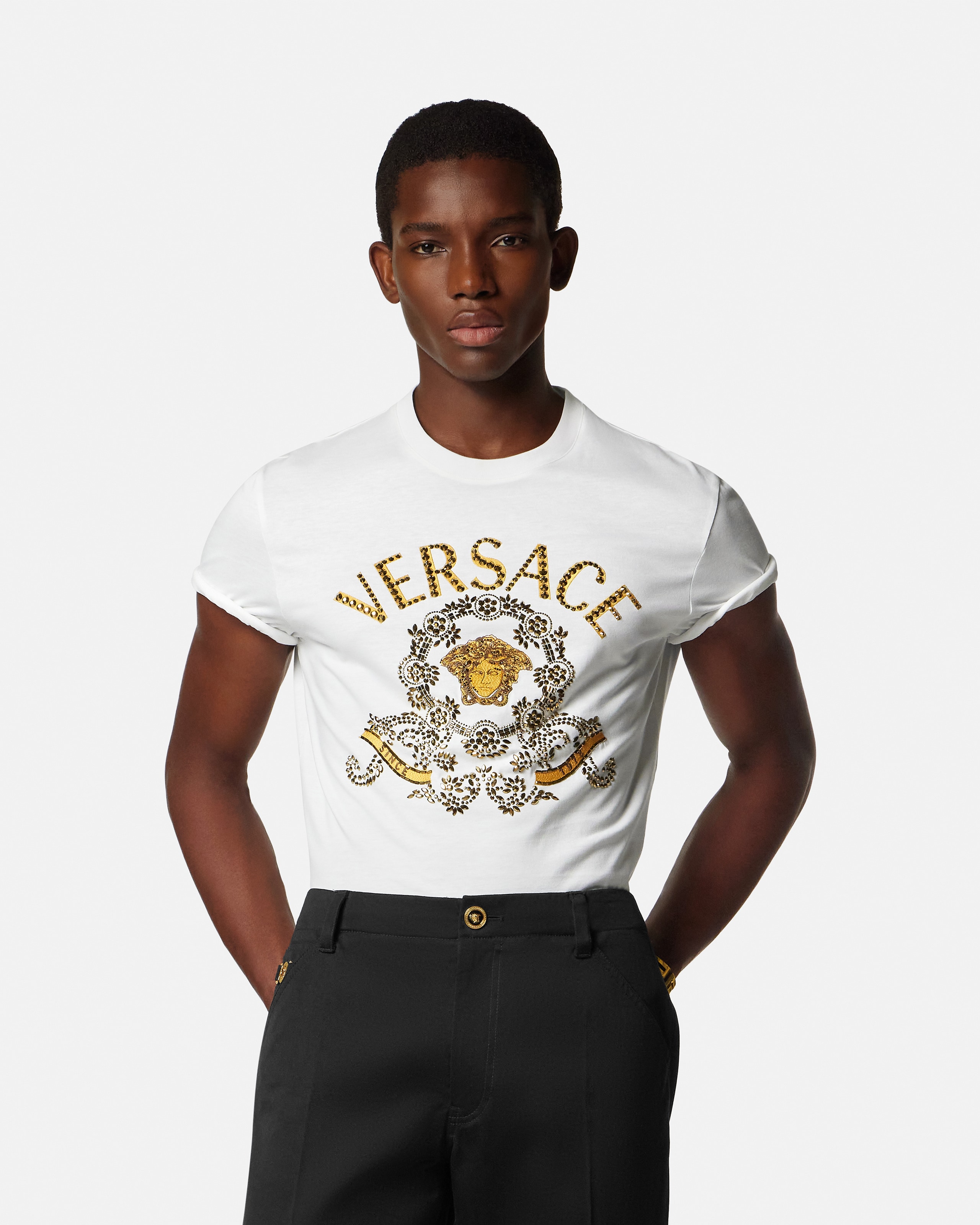 メンズ デザイナー ポロシャツ & Tシャツ | ヴェルサーチェ 日本