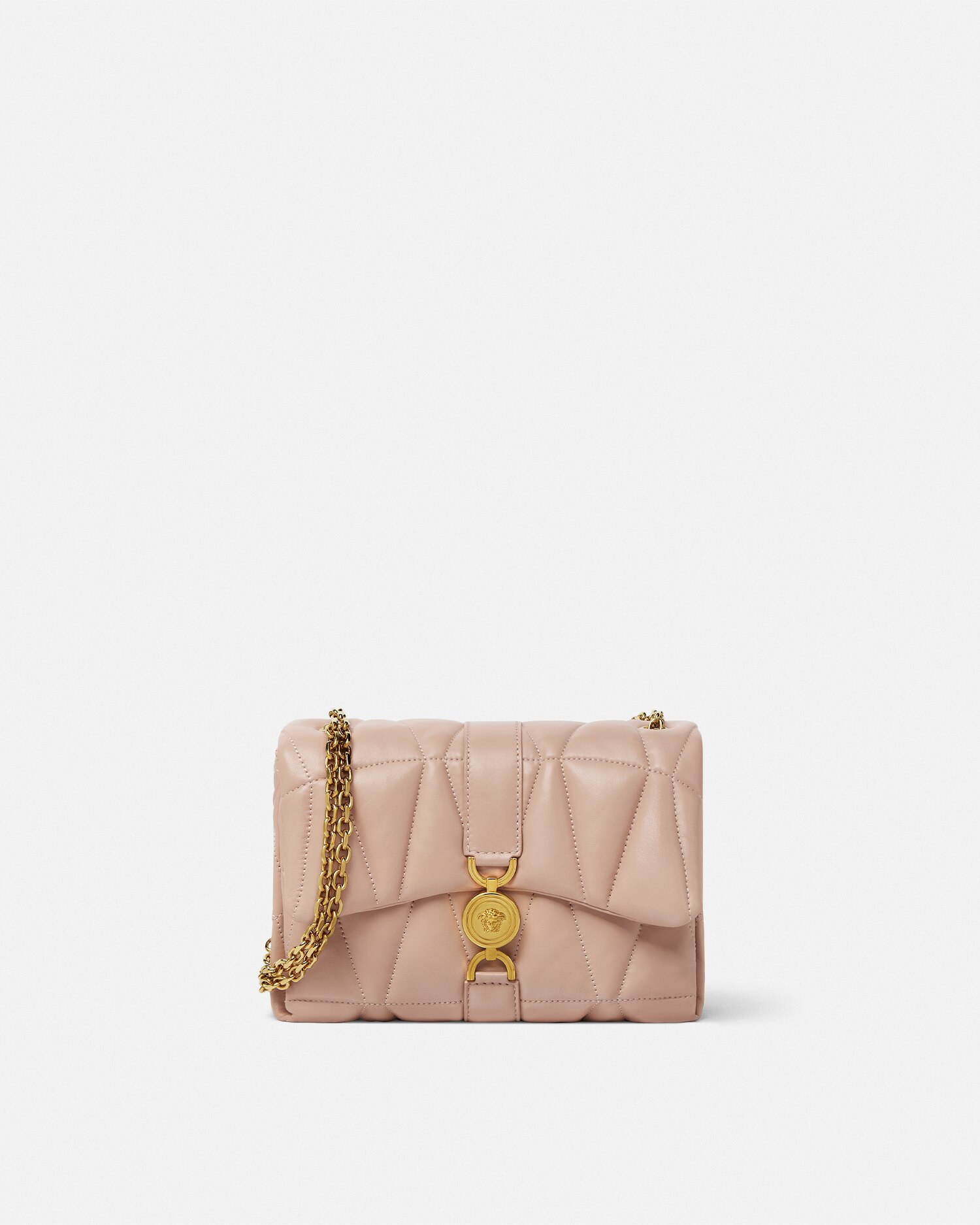 Kleio キルティング ショルダーバッグ ブラック,ゴールド | VERSACE JP
