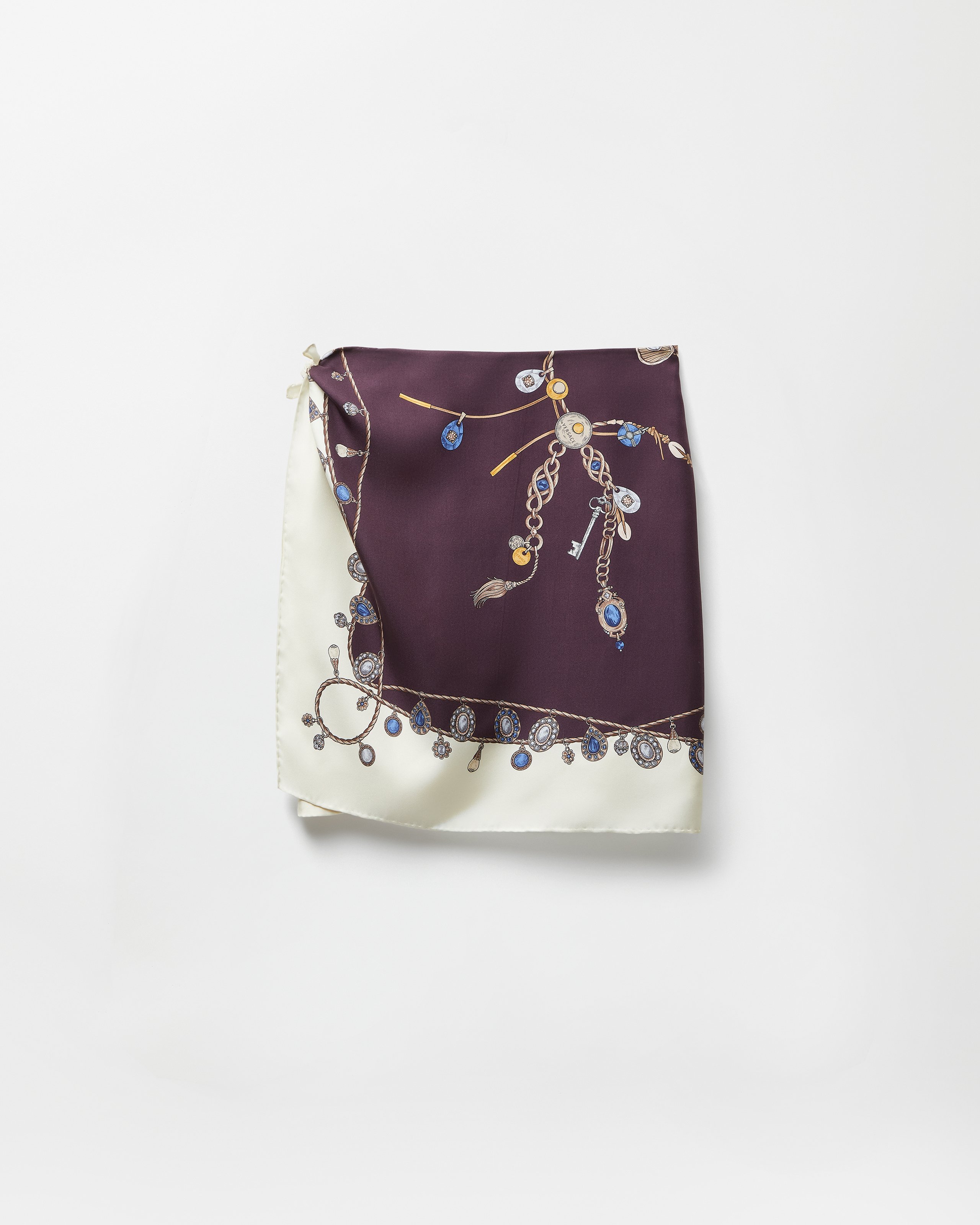 sunny　VERSACE　オールレザースカート Darich（ダーリッチ）の「ポイントシアーデザインレザースカート