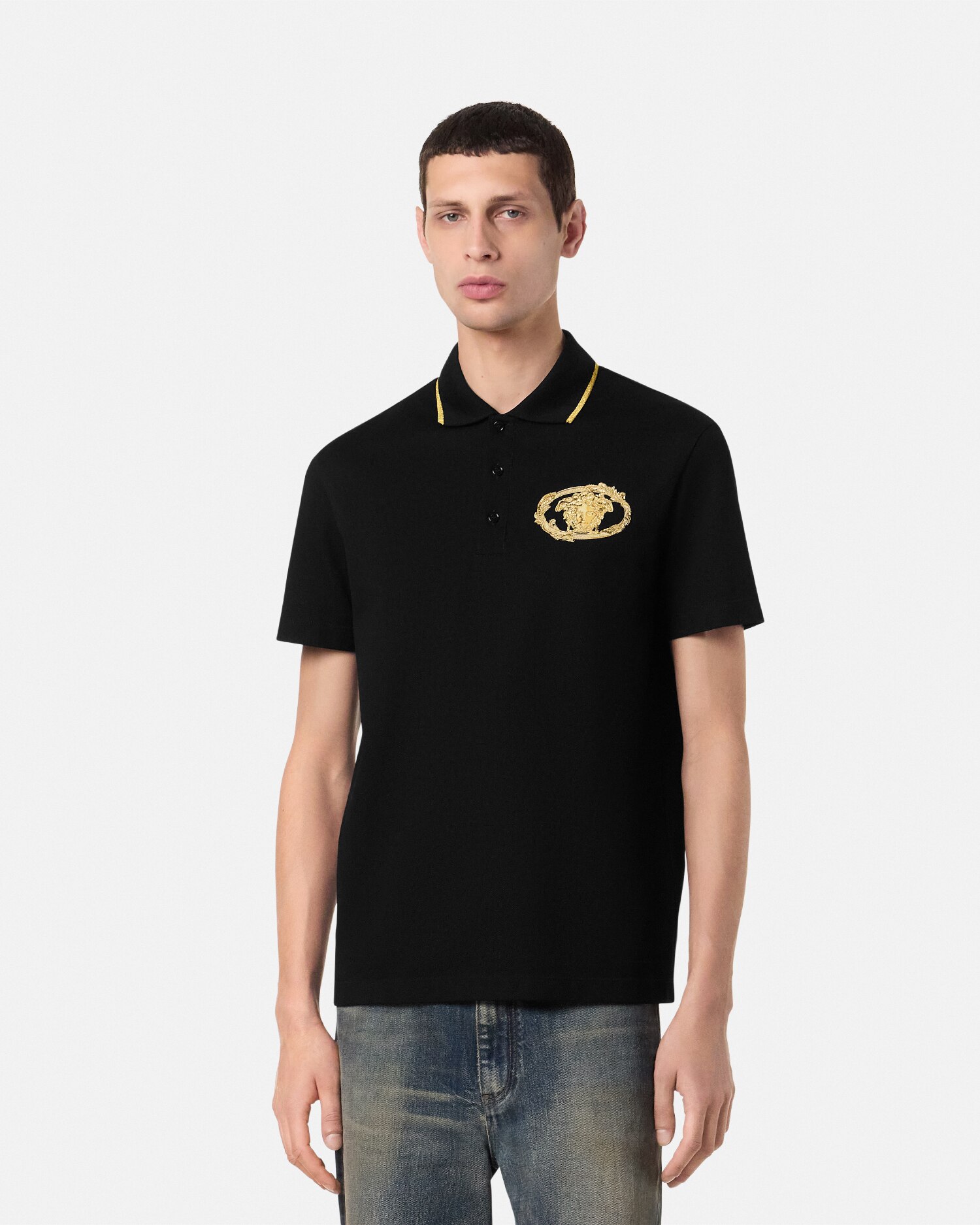 メンズ デザイナー ポロシャツ & Tシャツ | ヴェルサーチェ 日本