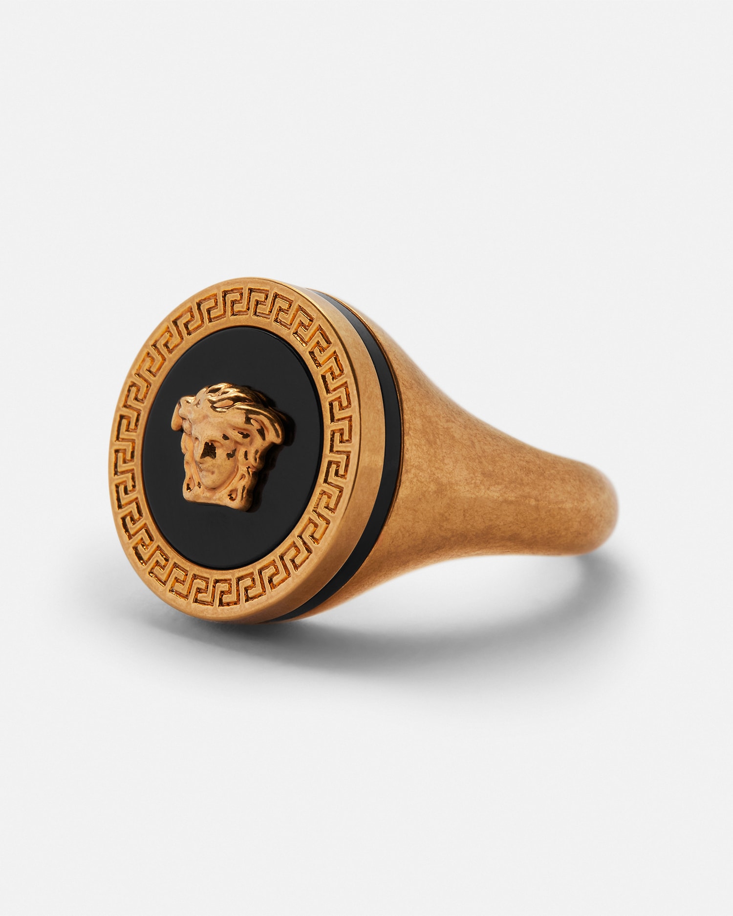 メドゥーサ リング ゴールド,ブラック | VERSACE JP