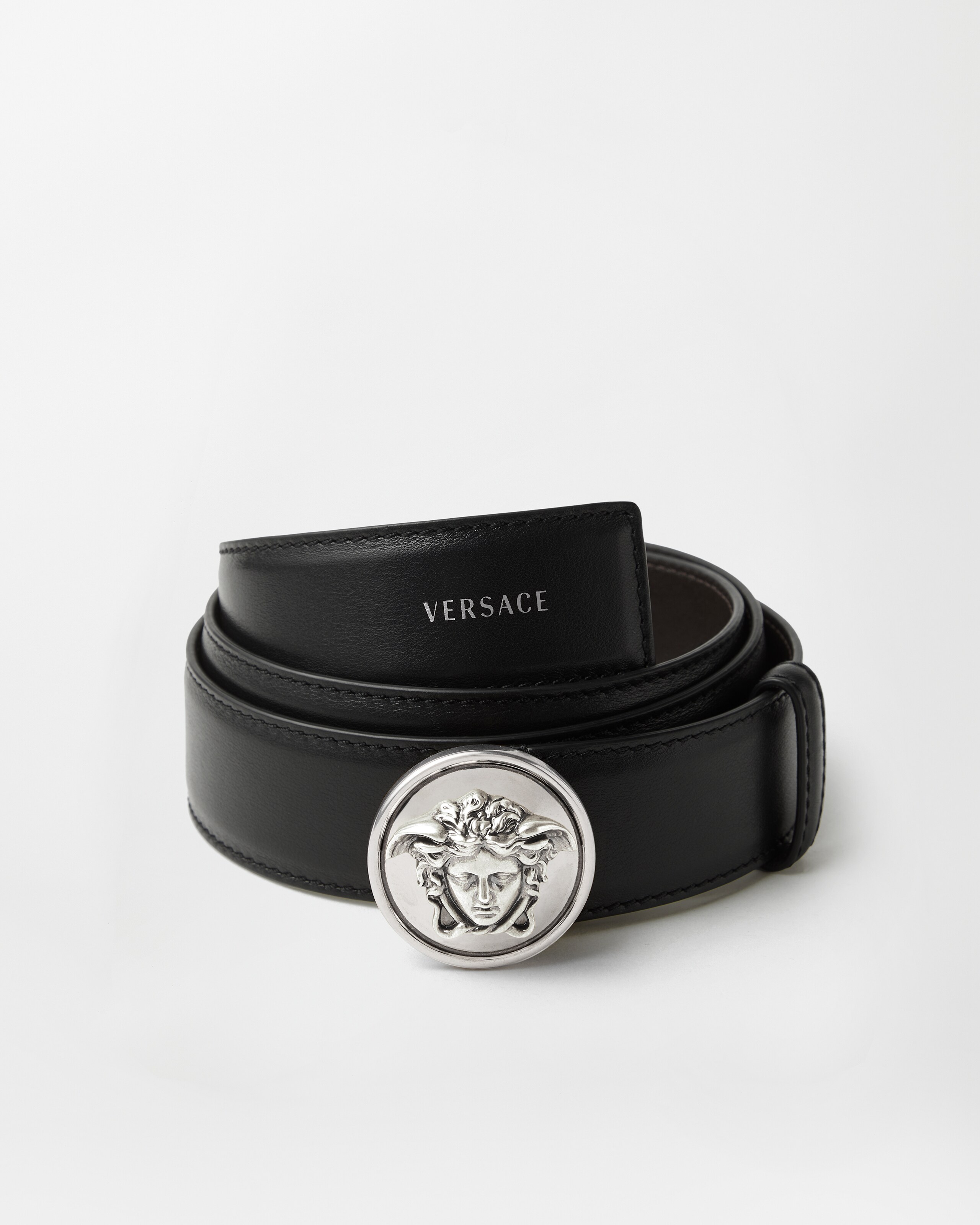 レザー ベルト 3.5 cm ブラウン | VERSACE JP レザー ベルト 3.5 cm ブラウン | VERSACE JP