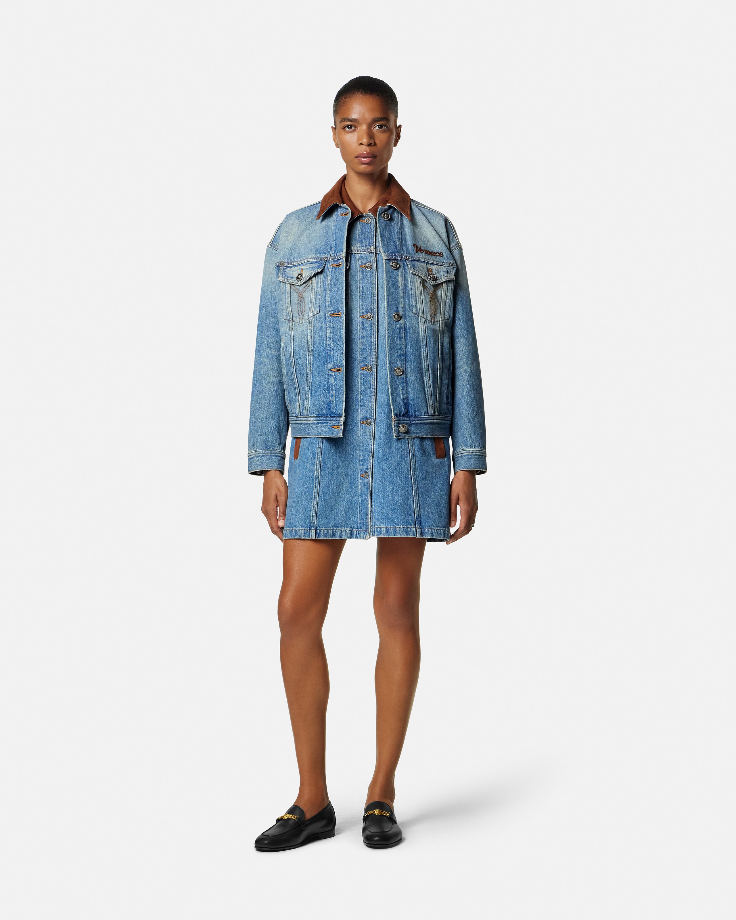 ヴェルサーチェ レディース デニムスカート｜公式サイト