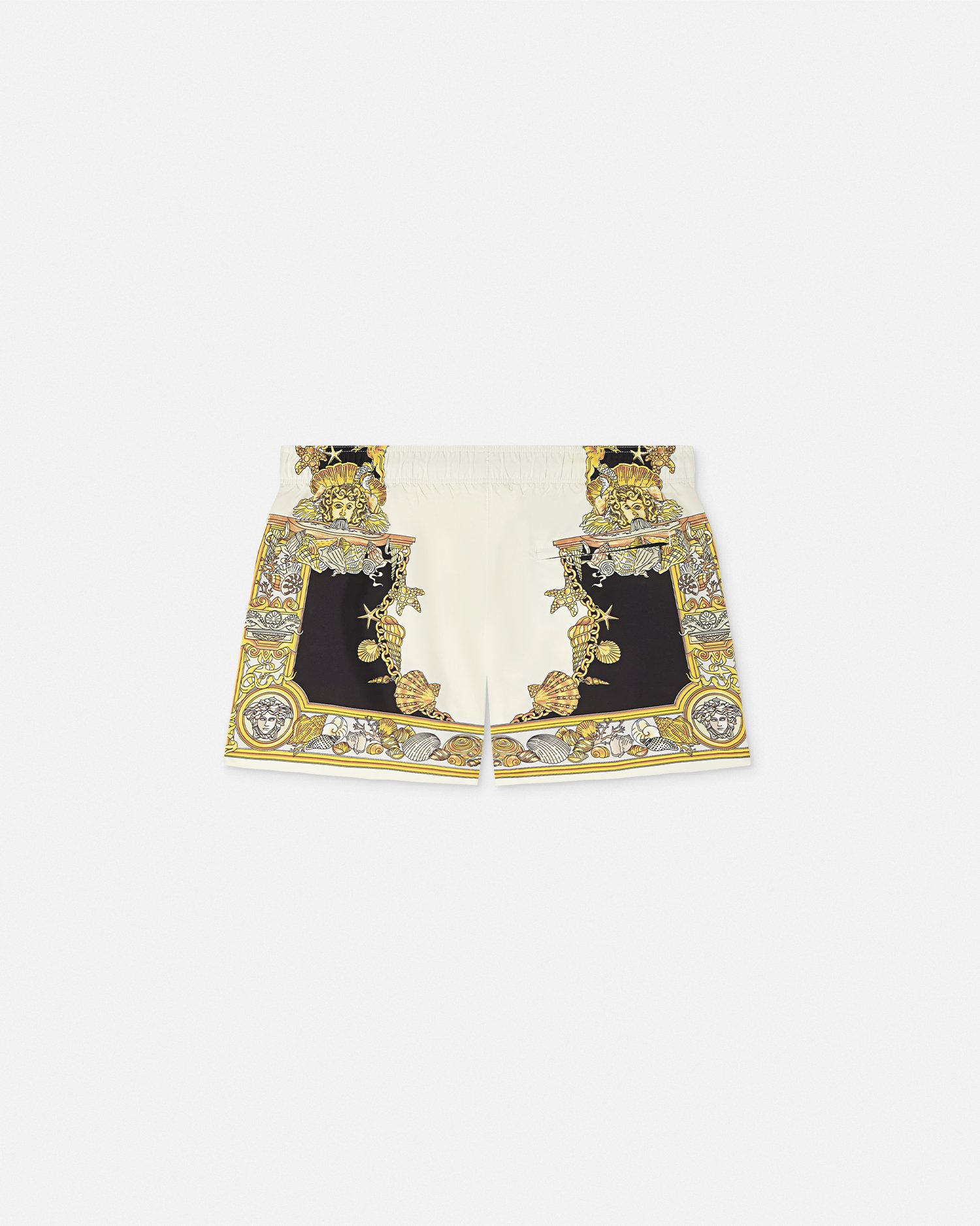 ヴェルサーチェ☆ステラ マリーナ シルク パンツ Versace Stella Marina シルクボクサーパンツ | グレー