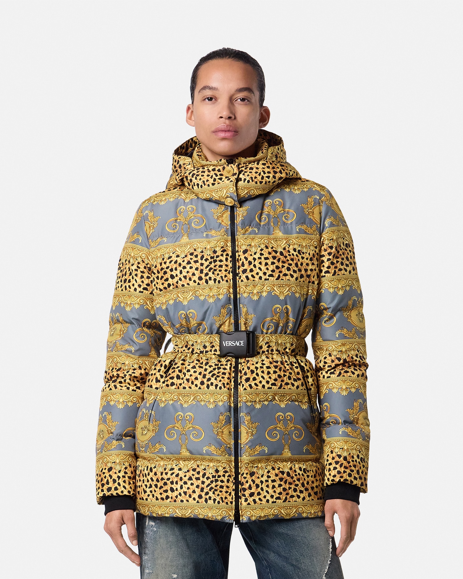【23AW NEW】VERSACE_women / バロックジャカード ジャケット ジャケット | ヴェルサーチェ 日本