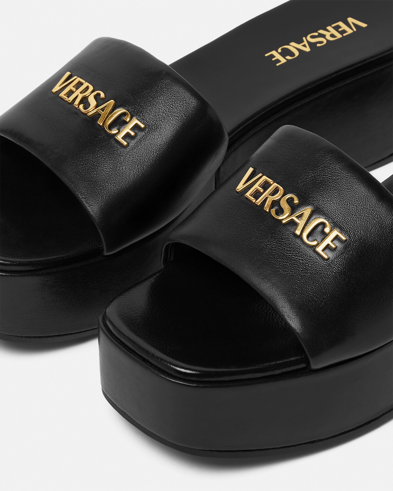 ロゴ プラットフォーム ミュール 55 mm | VERSACE JP