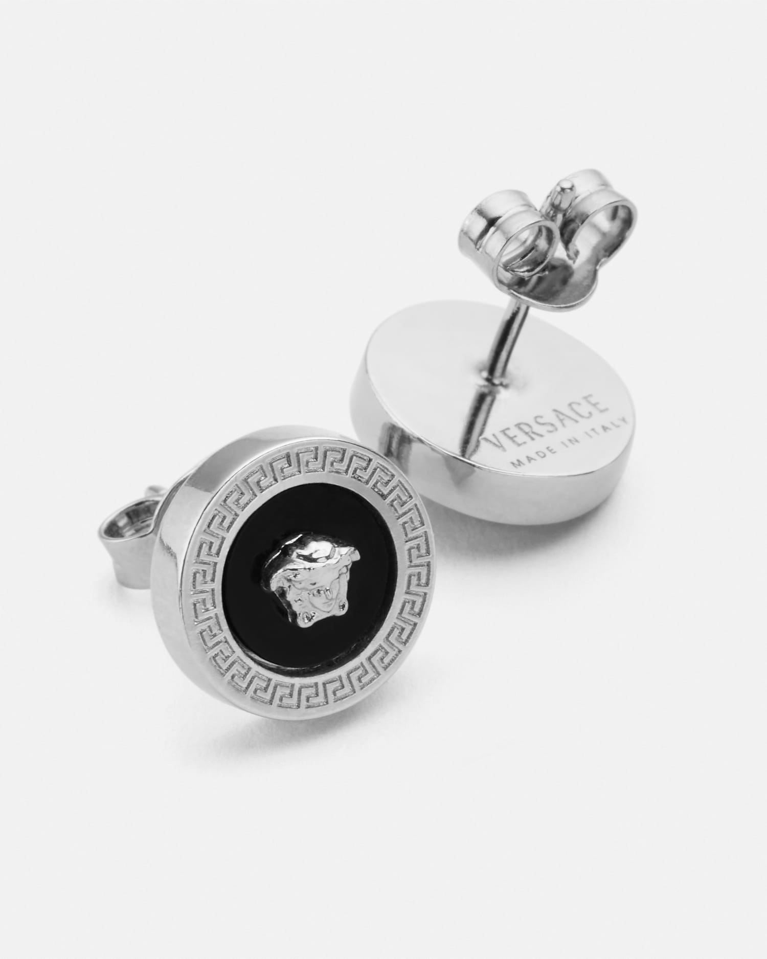 メドゥーサ イヤリング ゴールド,ブラック | VERSACE JP