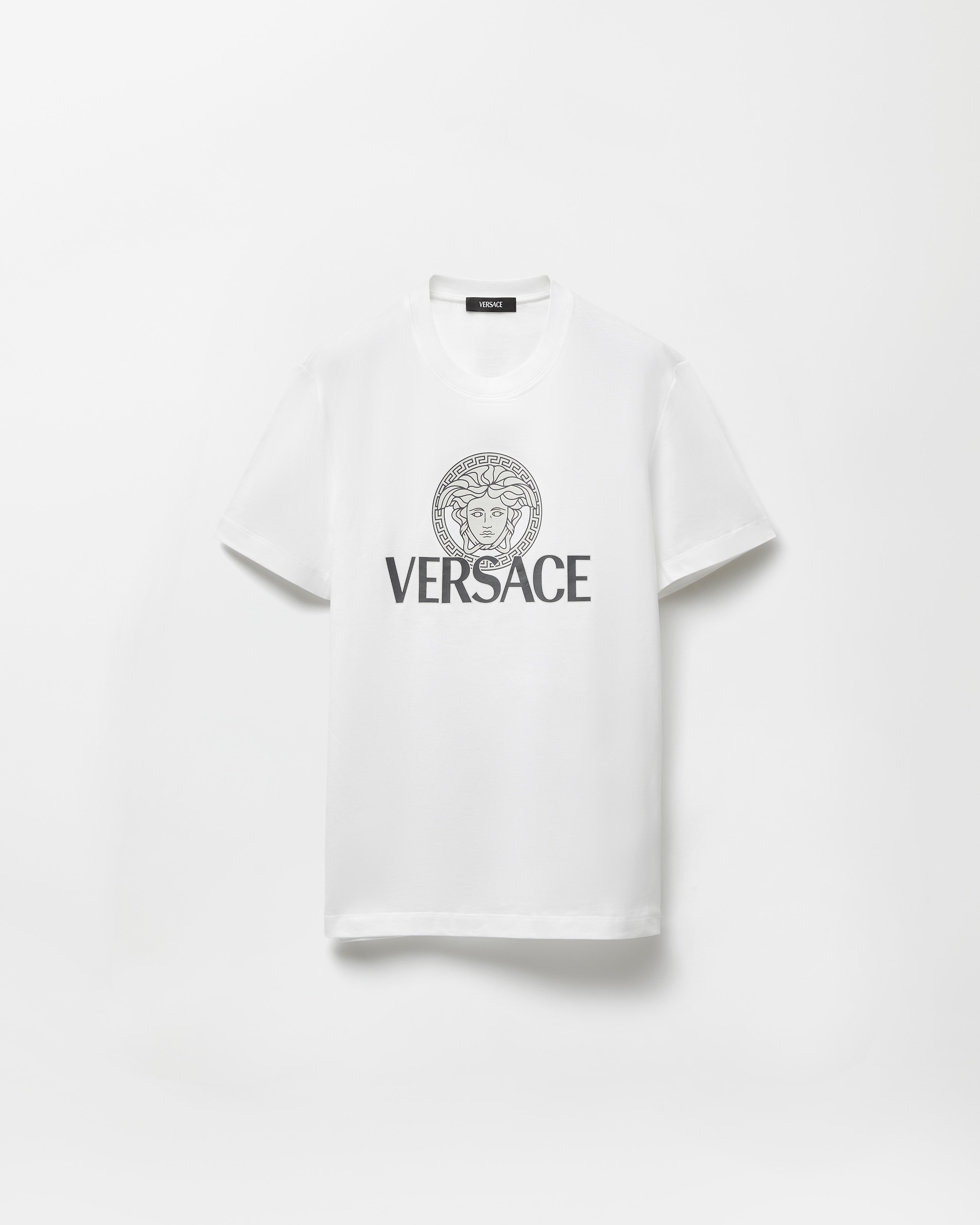 プリント コットンジャージー Tシャツ ホワイト | VERSACE JP
