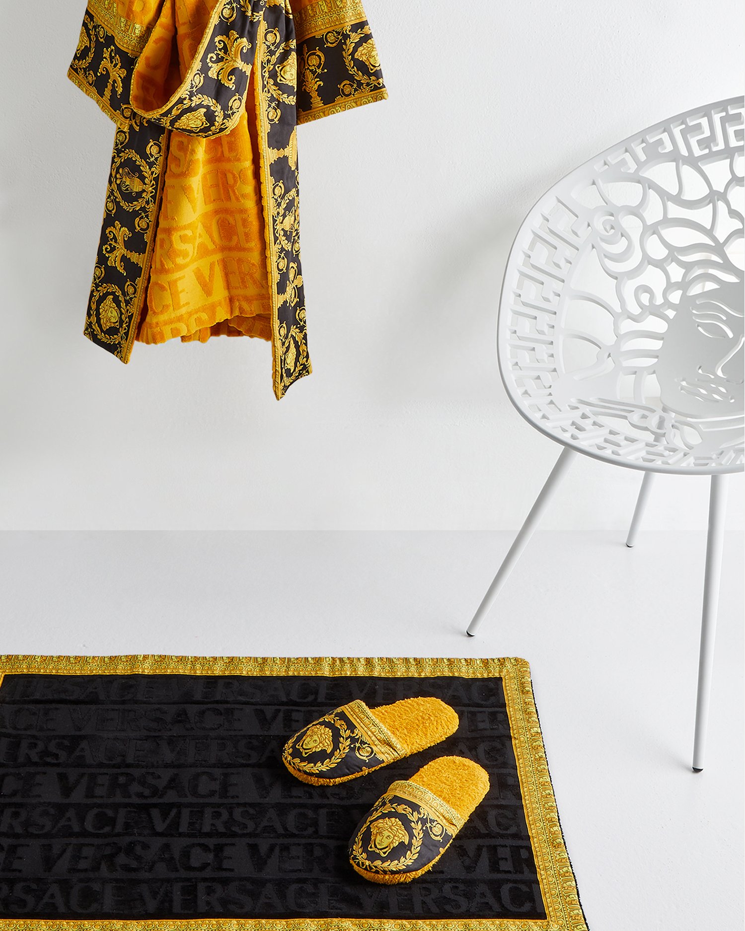 【VERSACE】テリー＆ルレックス◇バススリッパ Versace/ヴェルサーチェ｜テリー アンド ルレックス スリッパ