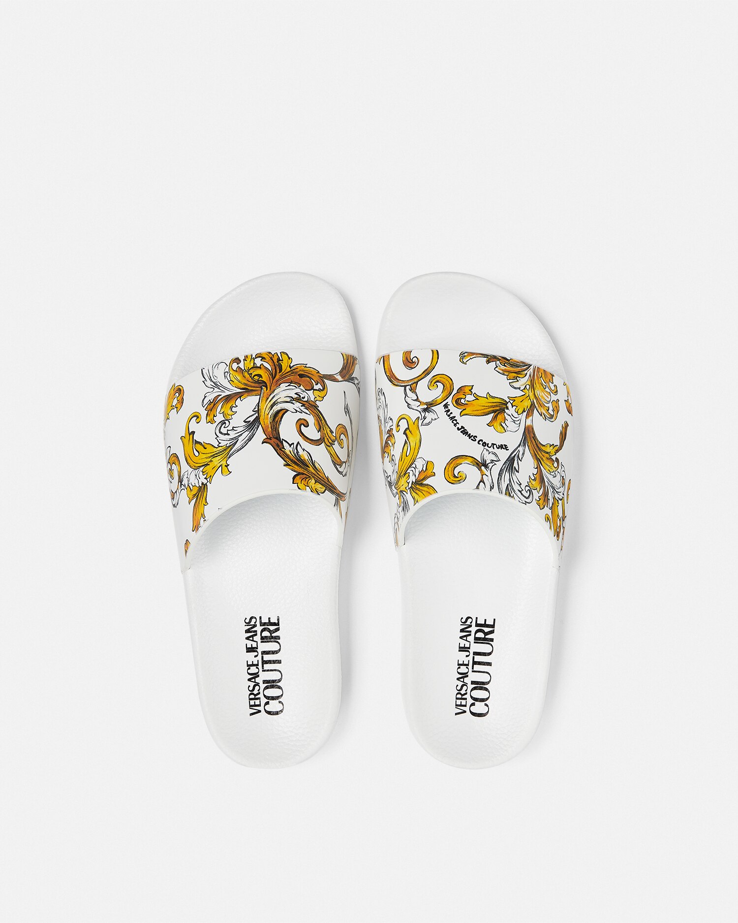 アウトライン バロッコ シェリー スライダーサンダル | VERSACE JP