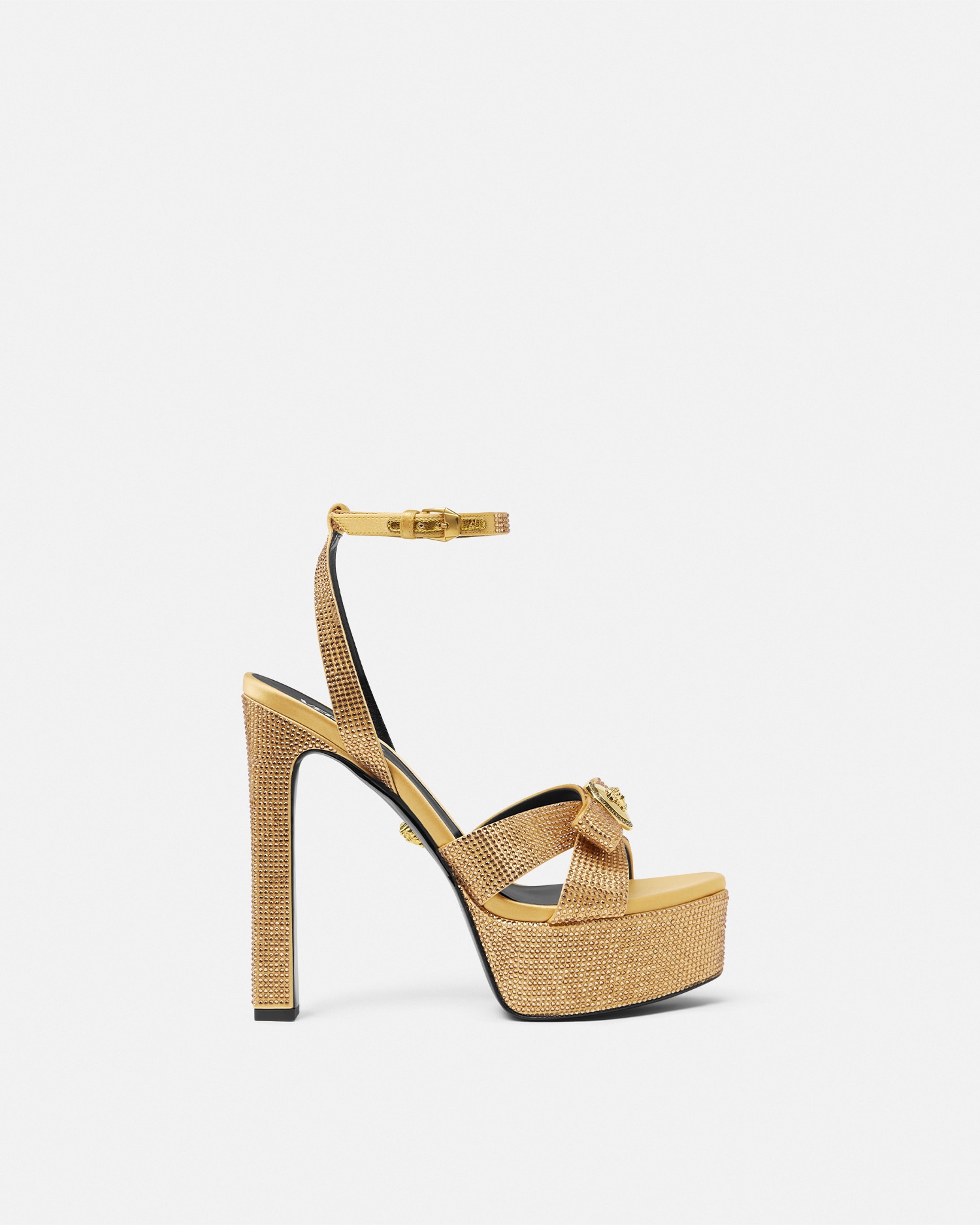ヴェルサーチェ(Versace) 総柄 レディース レザー 財布（三